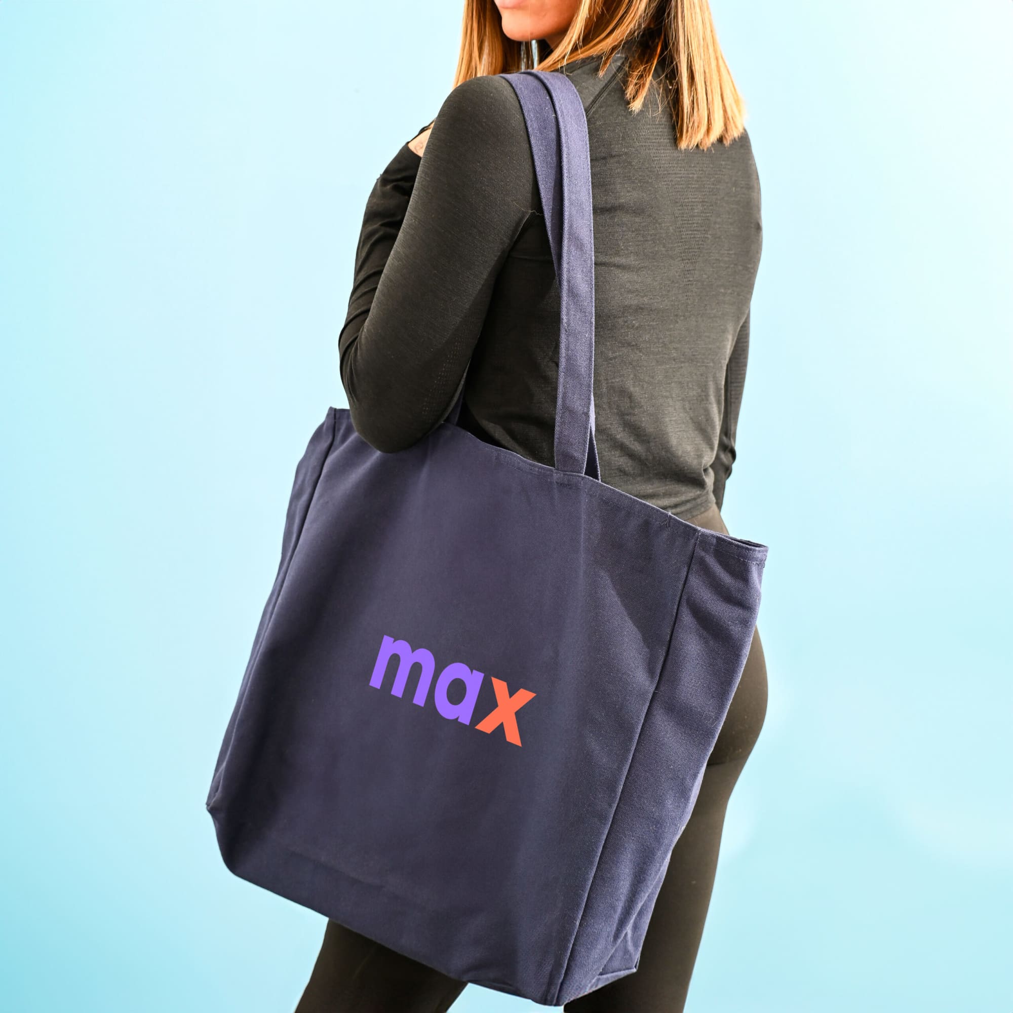Alternative view of Lamar Recycled Large Tote Bag