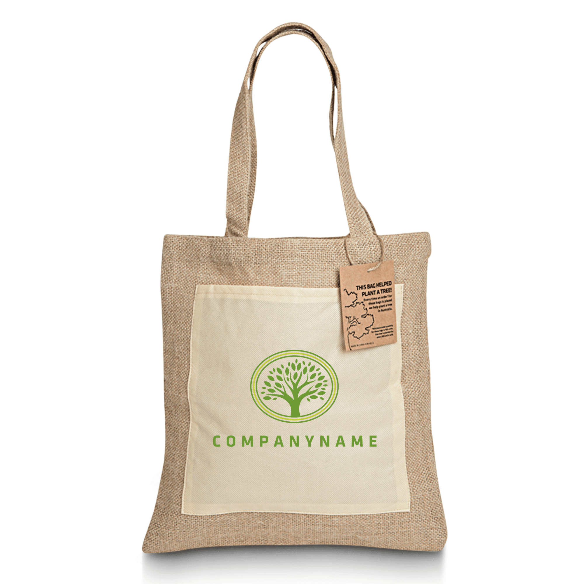 Reforest Jute Tote Bag - RB301 Image