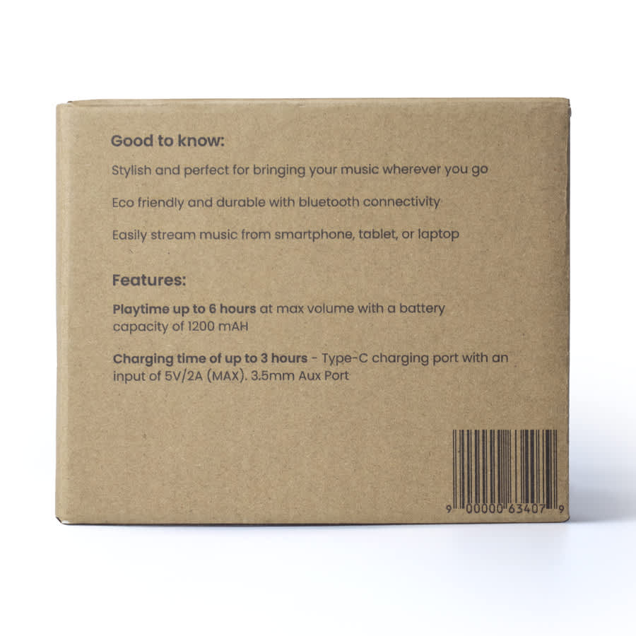Boomer Bamboo Wireless Speaker - image 6
