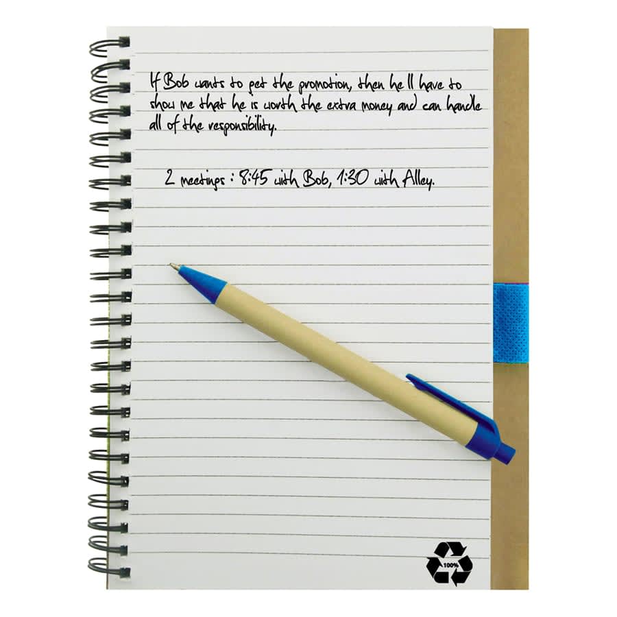 Recycled Paper Notebook - T930 Image 