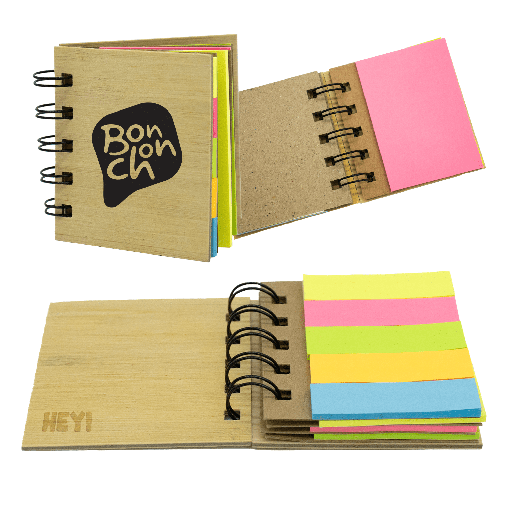 Mini Bamboo Sticky Note Set - image 1