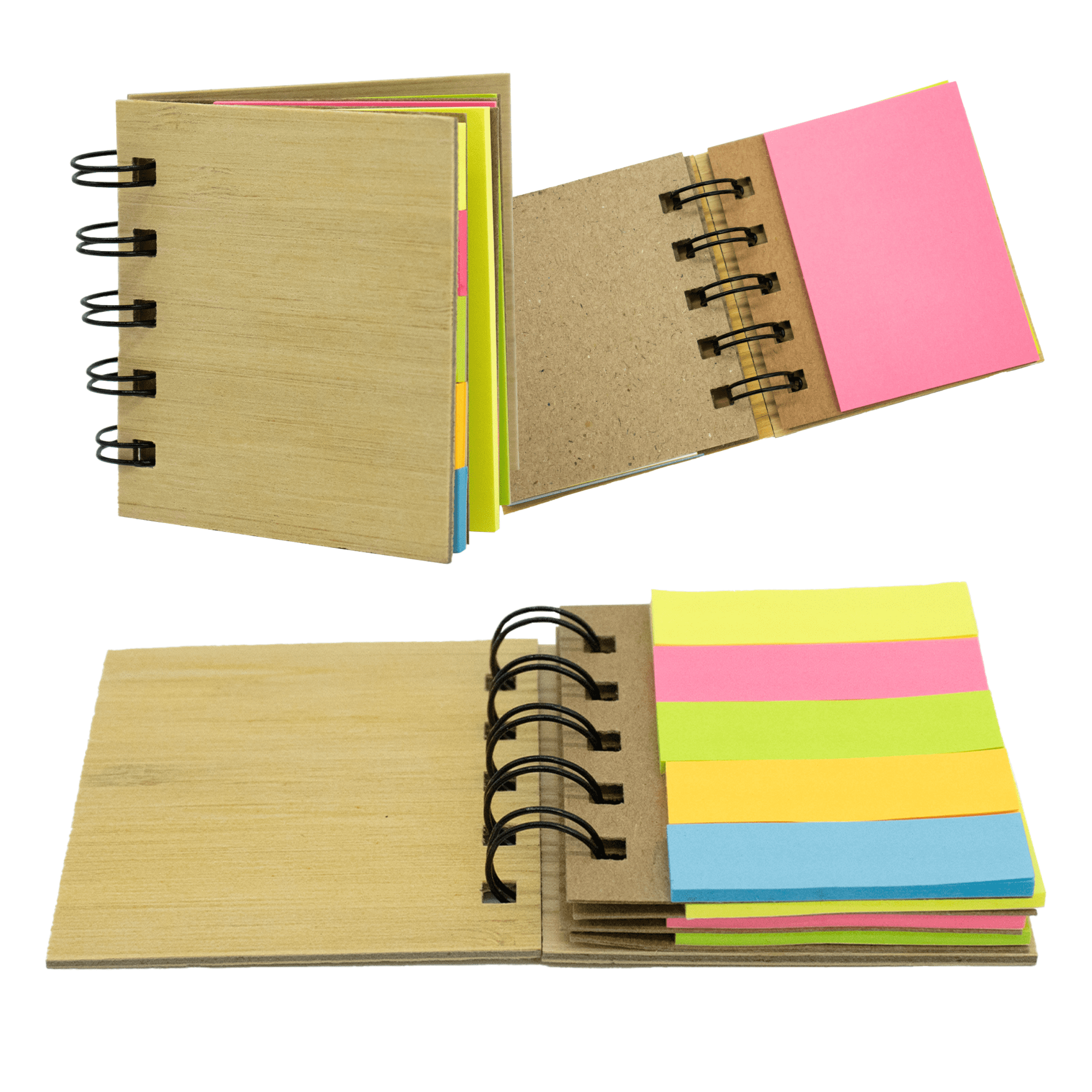Mini Bamboo Sticky Note Set - image 2