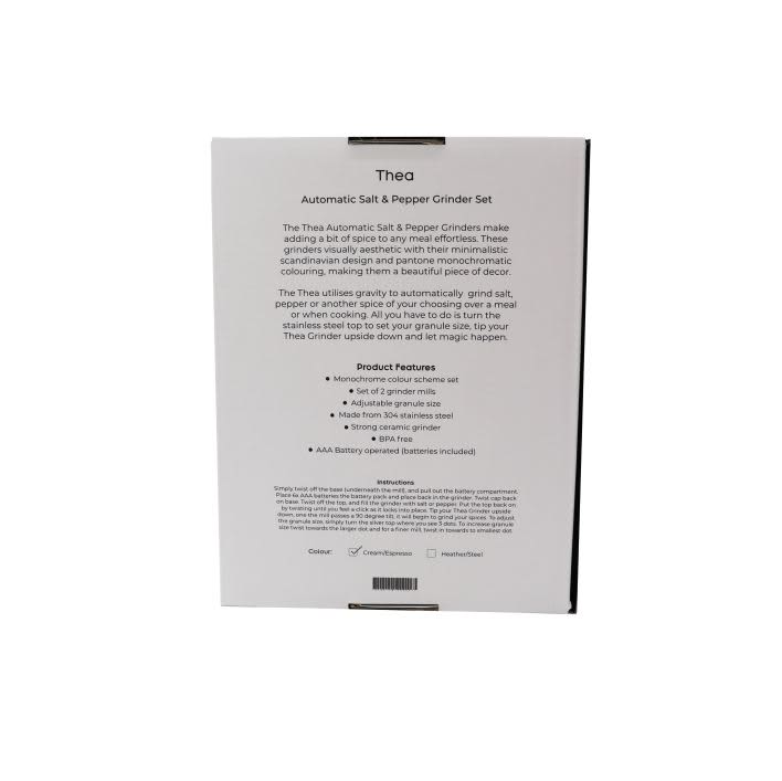 Thea Automatic Salt and Pepper Grinder - D169 Image 