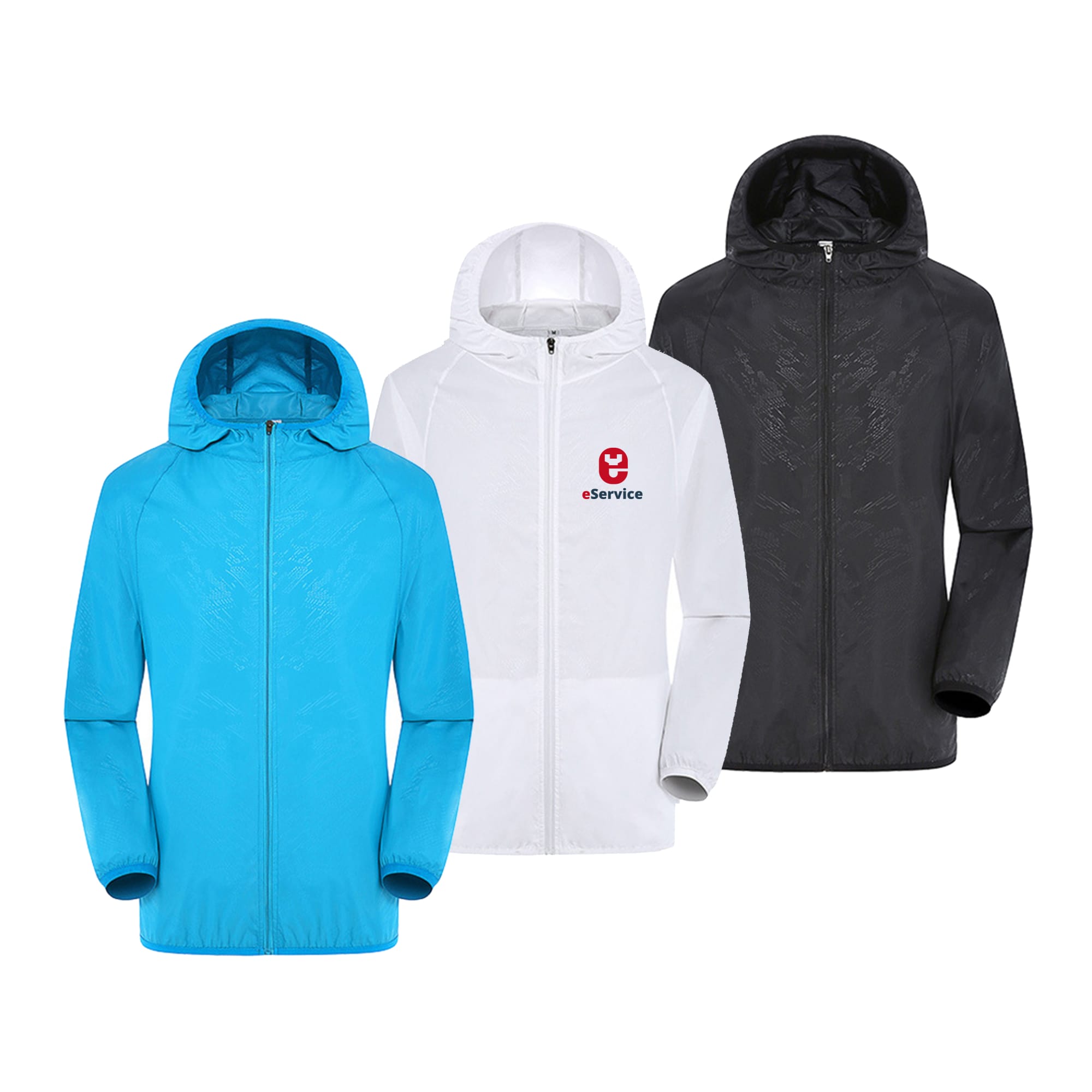 Unisex Adult 100%Polyester Jacket with Sun Protection and Hood - PCC052 Image 