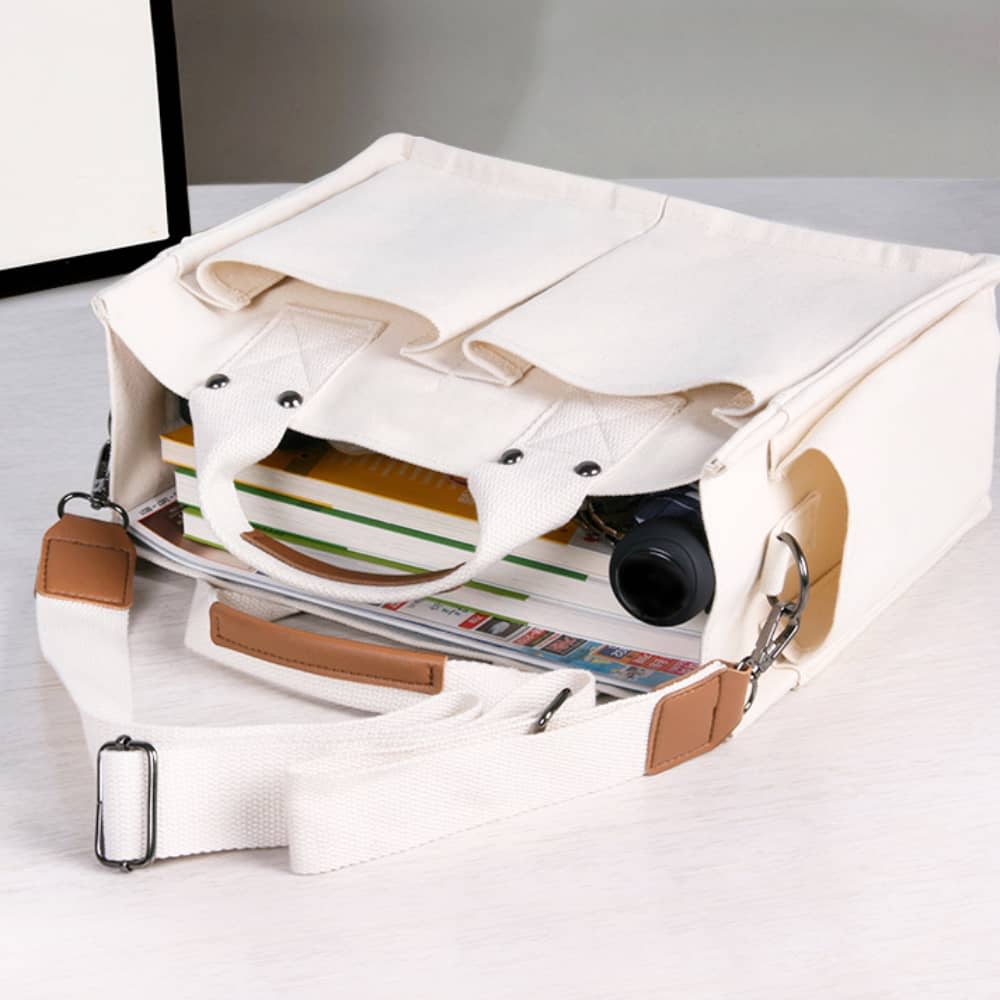Canvas Tote Bag with Straps - PCBC125 Image 
