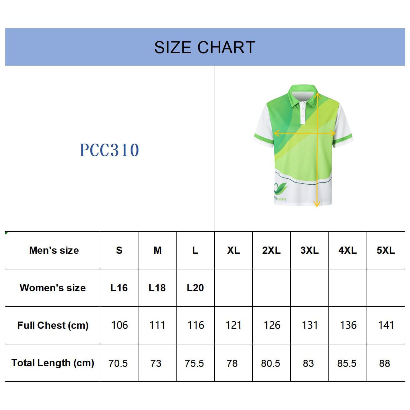 Unisex Adults RPET Sublimated Basic POLO - PCC310 Image 
