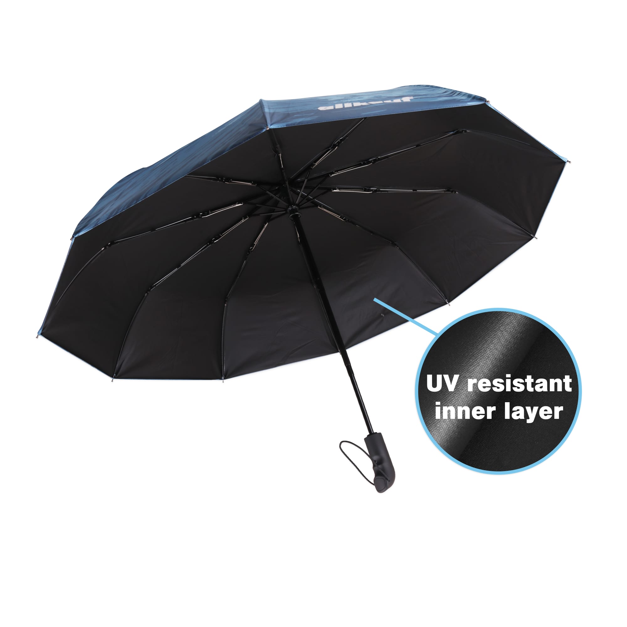 Folding Ten-Panel Digital Print Umbrella - PCH455 Image 