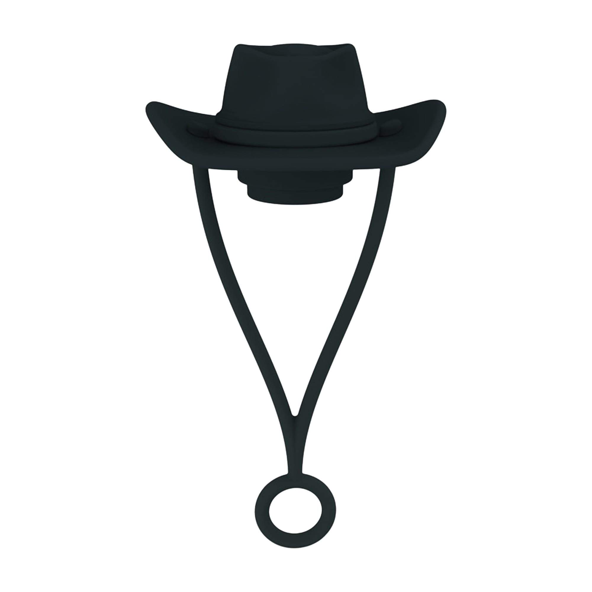 Alternative view of Brim Hat Silicone Straw Cover