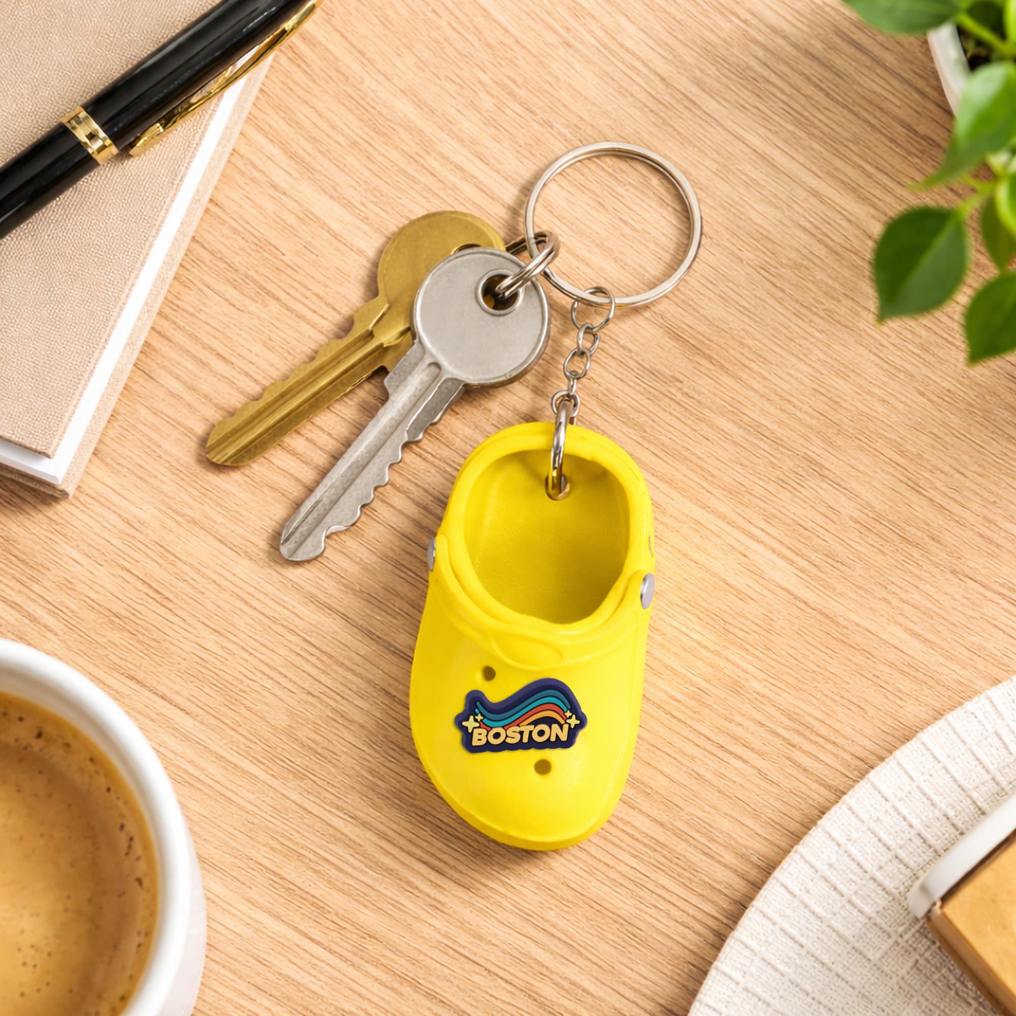 Clog Shoe Keyring