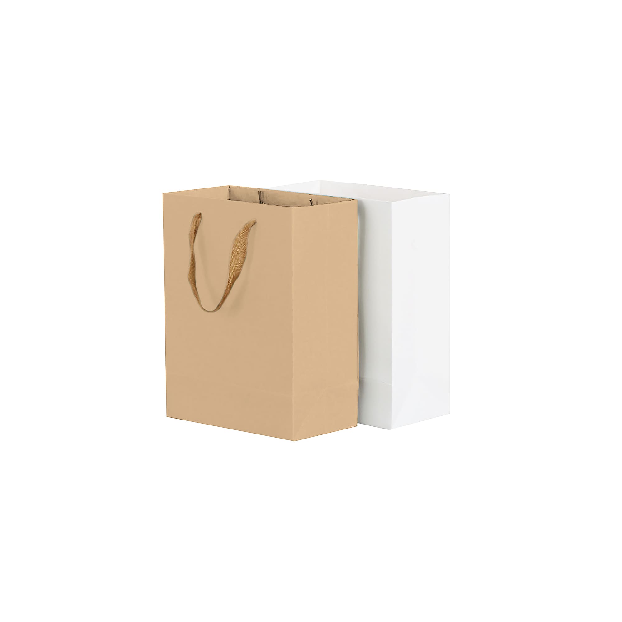 Small Vertical Paper Bag with Rope Handle(150 x 220 x 90mm)
