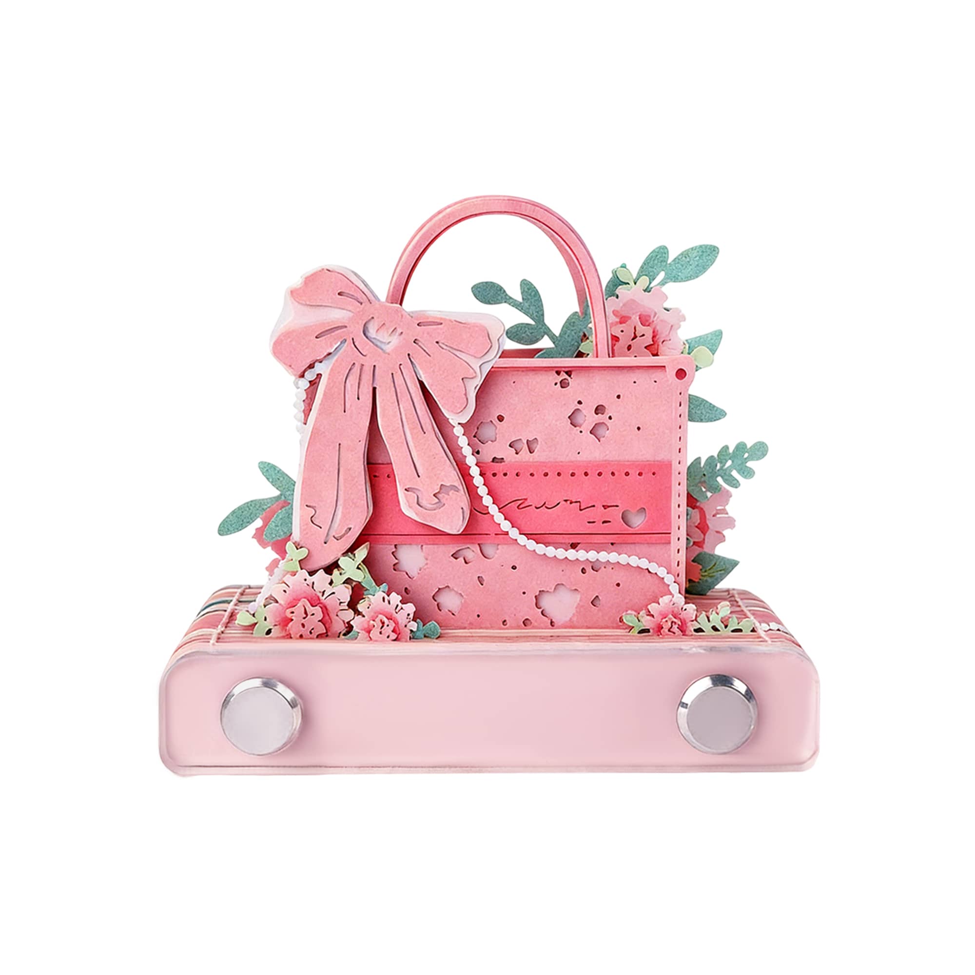 Alternative view of 3D Paper Art Handbag Tear-off Notepad