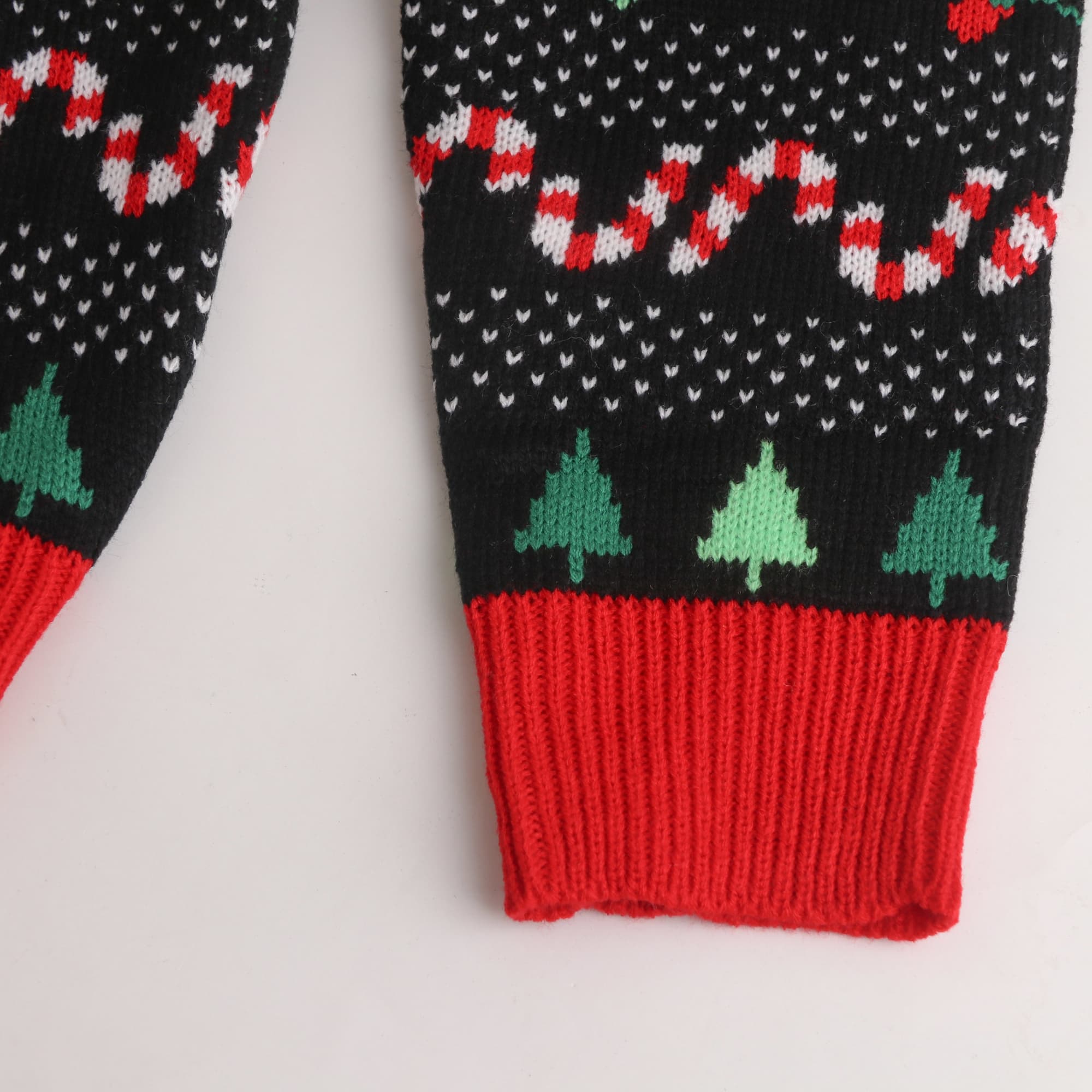 Unisex Acrylic Jacquard Christmas Jumper with Cute Dinosaur - PCC523 Image