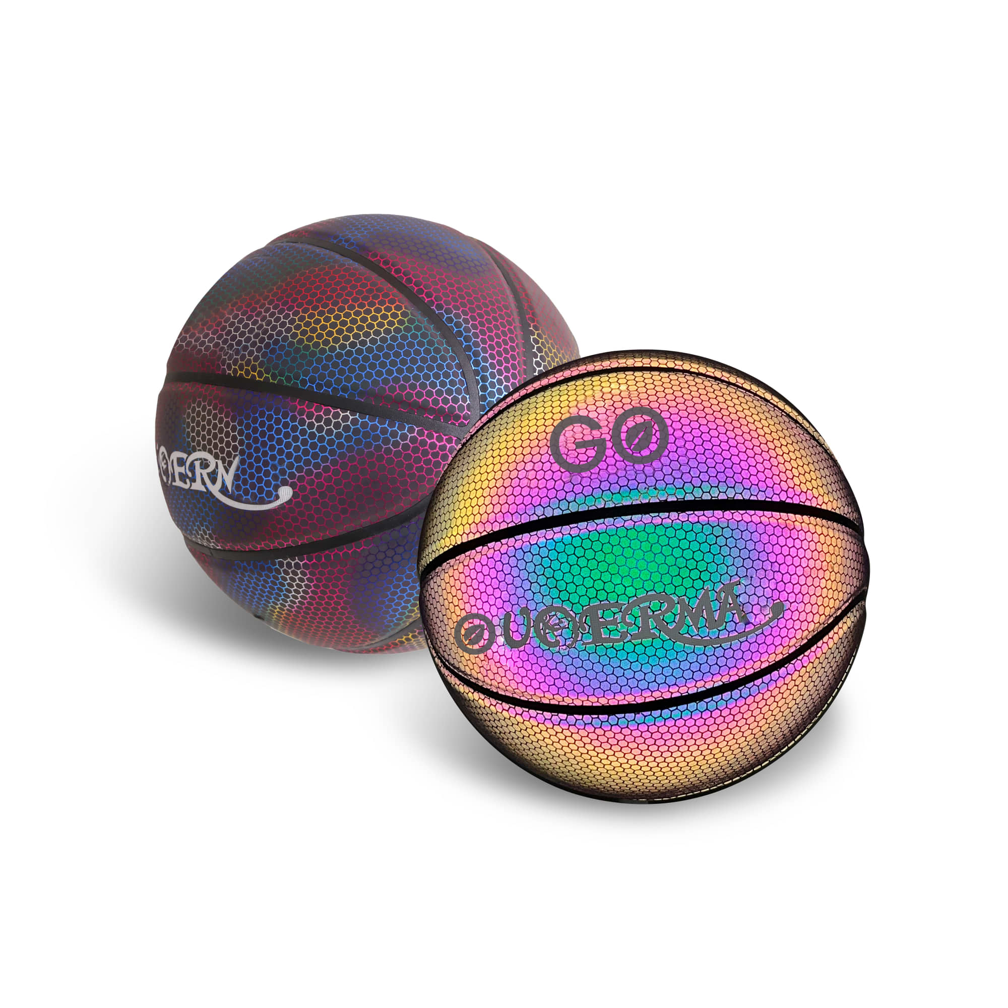 Holographic Glowing Basketball