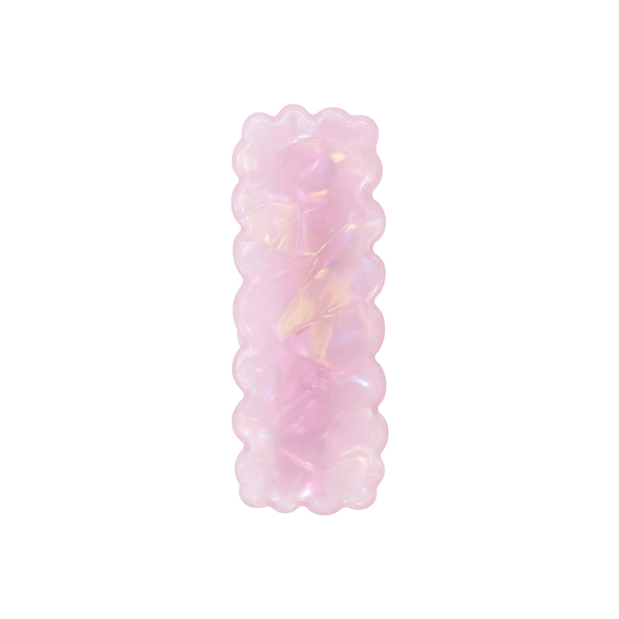 Alternative view of Wavy Rectangle Iridescent Hair Clip