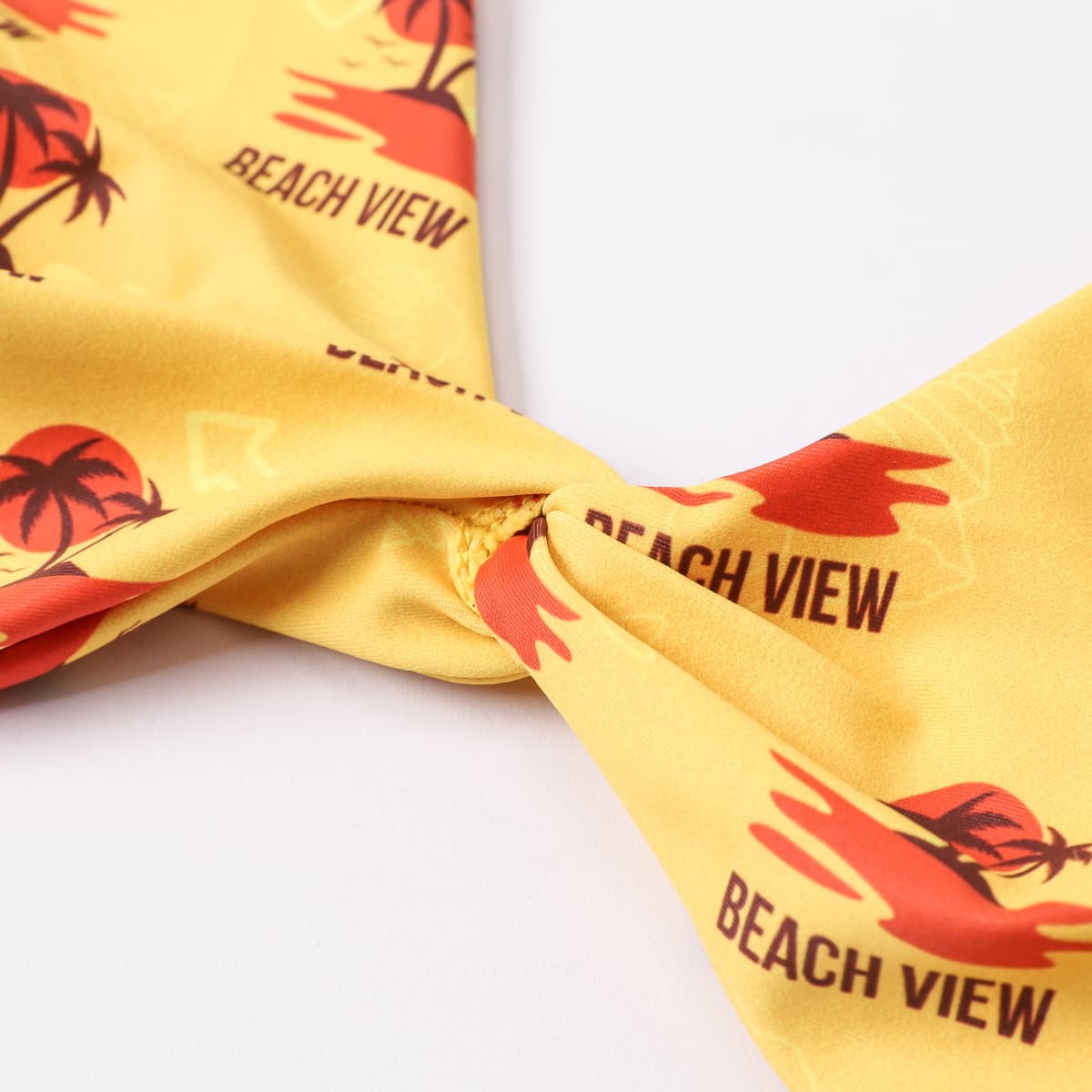 Women’s Polyester Spandex Sublimated Bikini top - PCC141 Image 