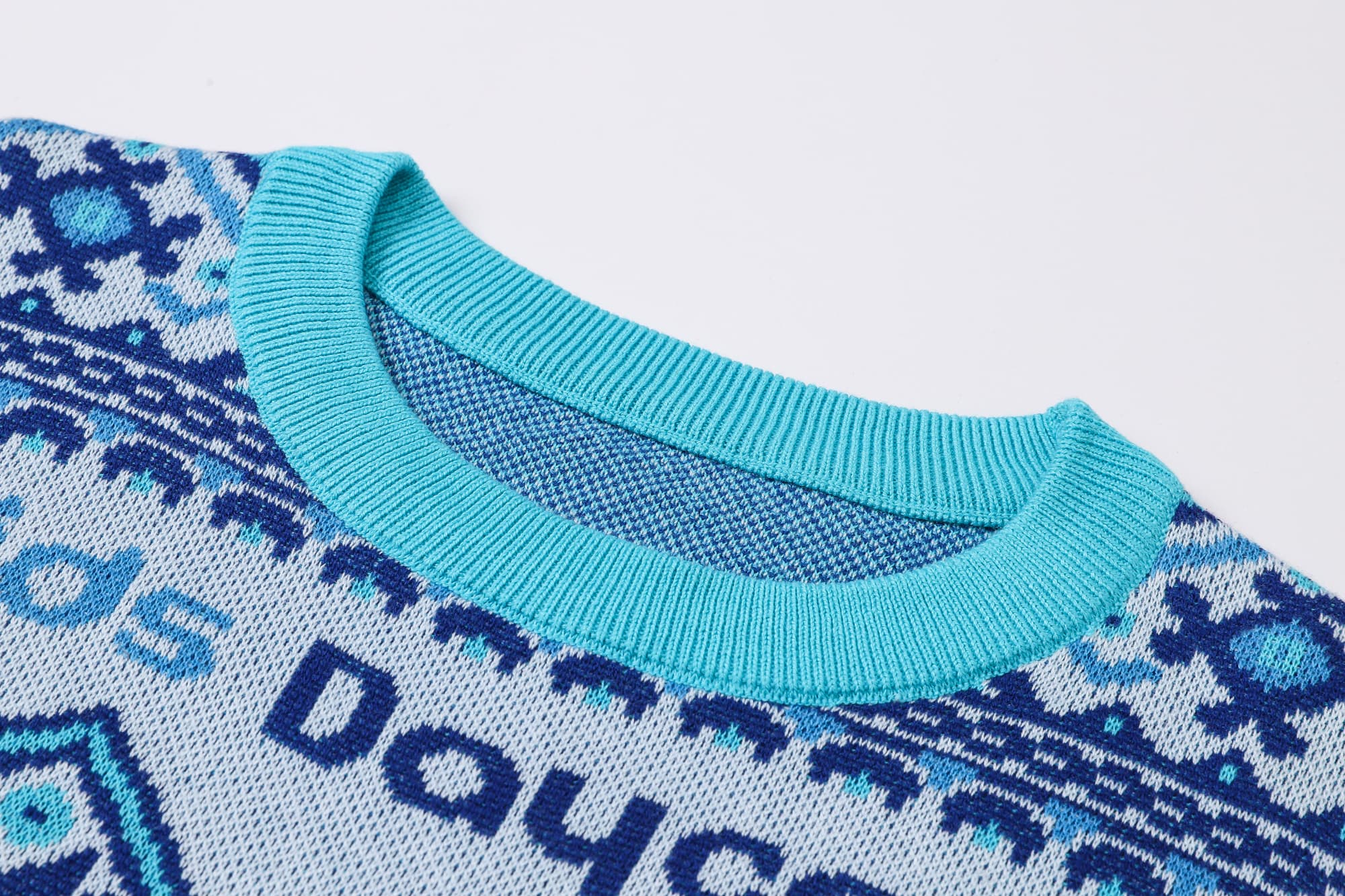 Unisex Acrylic Cotton Jacquard Sweater - PCC424 Image