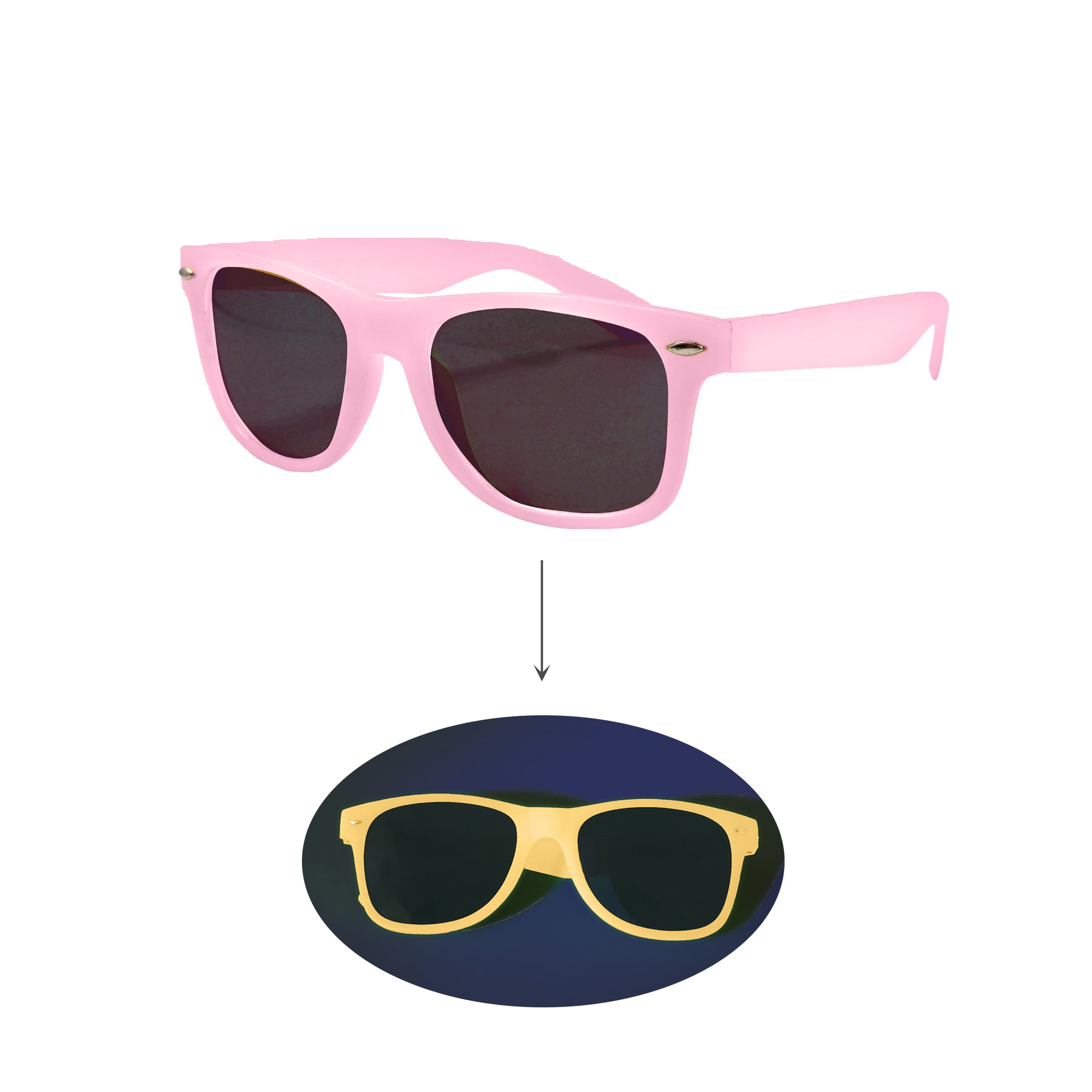 Alternative view of Glow in the Dark Sunglasses
