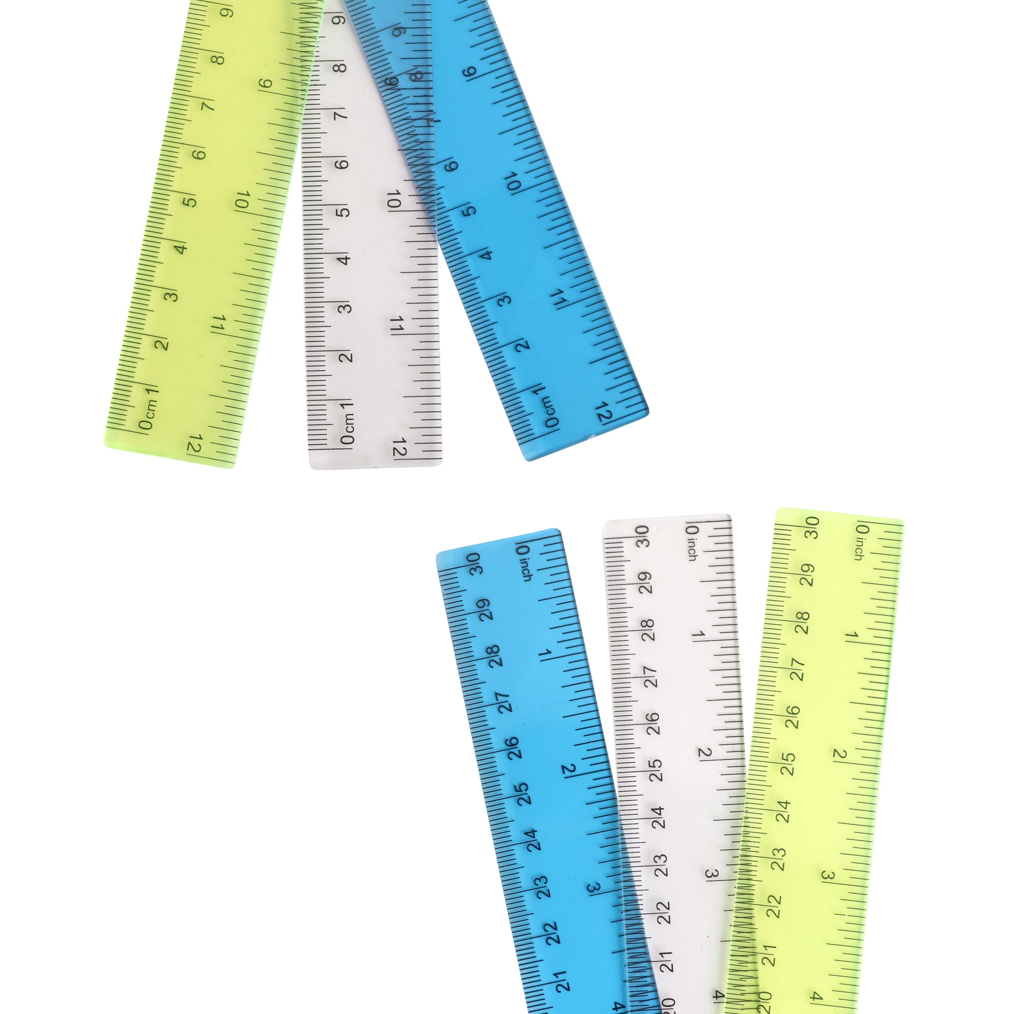 Dual Scale 30CM Ruler - PCS007 Image 