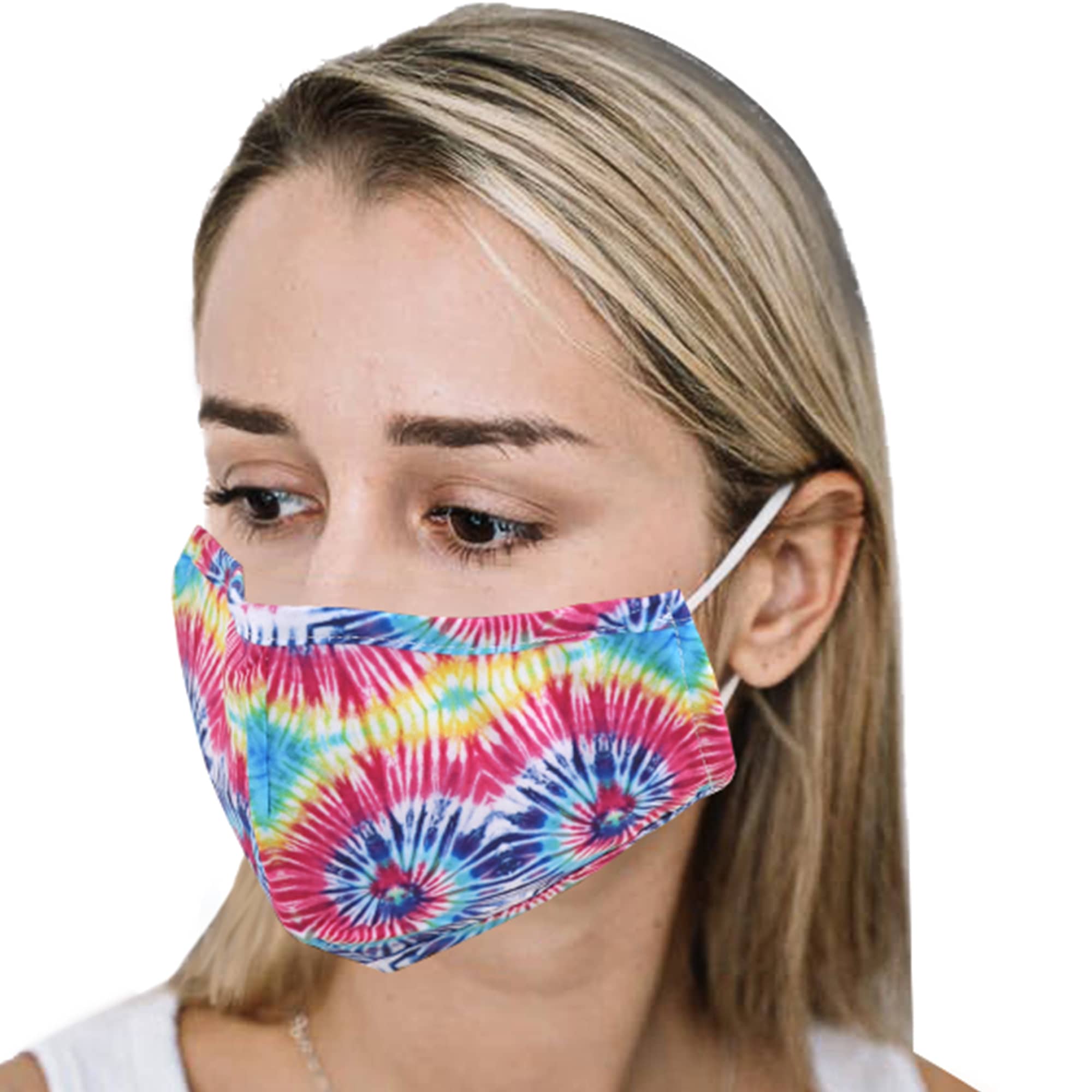 2-Ply Polyester Stylish Reusable Face Mask- 5 designs available - PCA065 Image