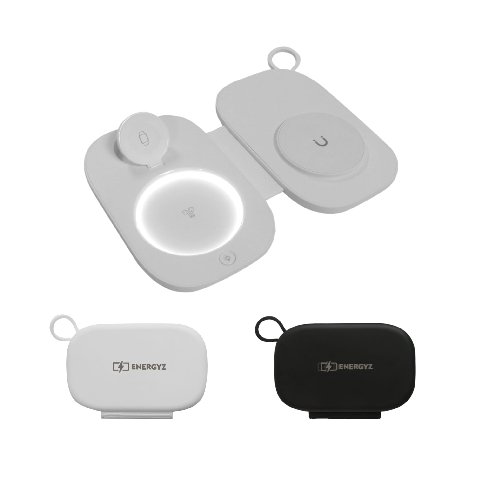3-In-1 Wireless Travel Charger promotional product
