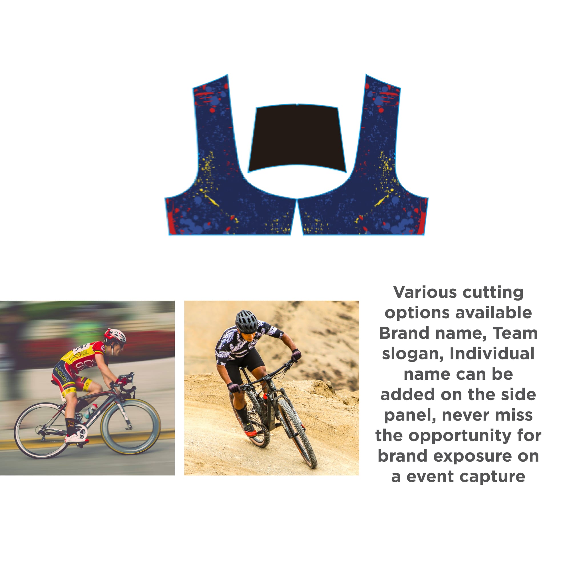 Men's Sublimated Cycling Tights - PCC034 Image