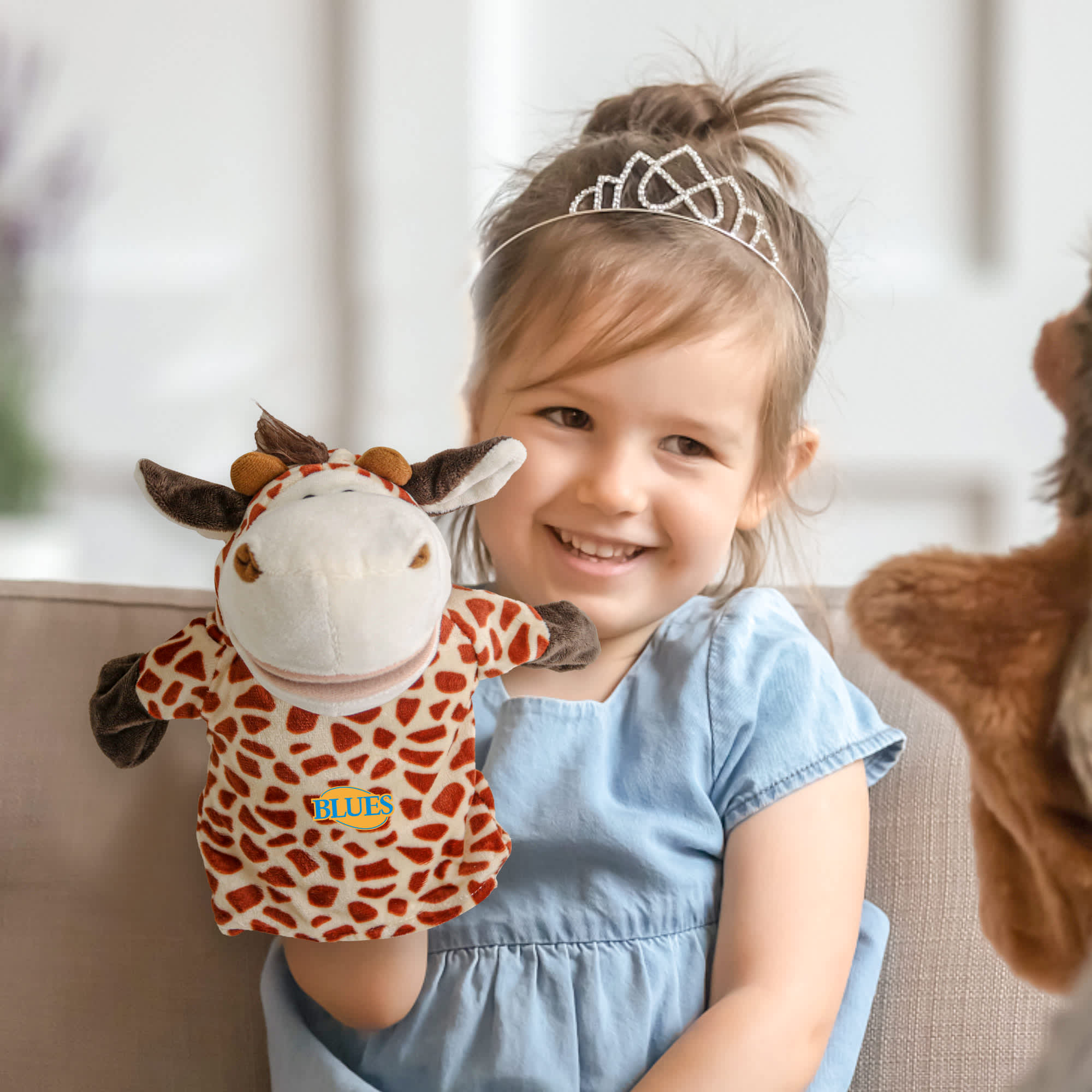 Giraffe Hand Puppet - PCPT100 Image 