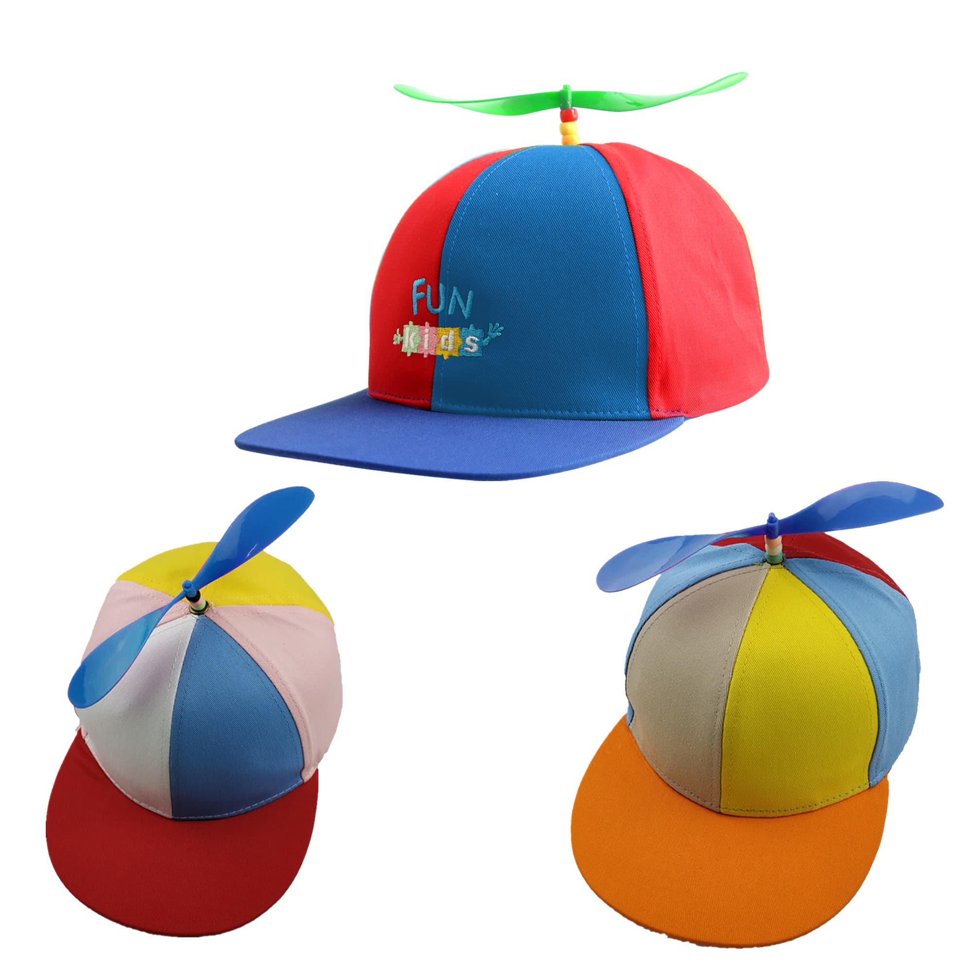 Alternative view of 6 Panel Propeller Baseball Cap