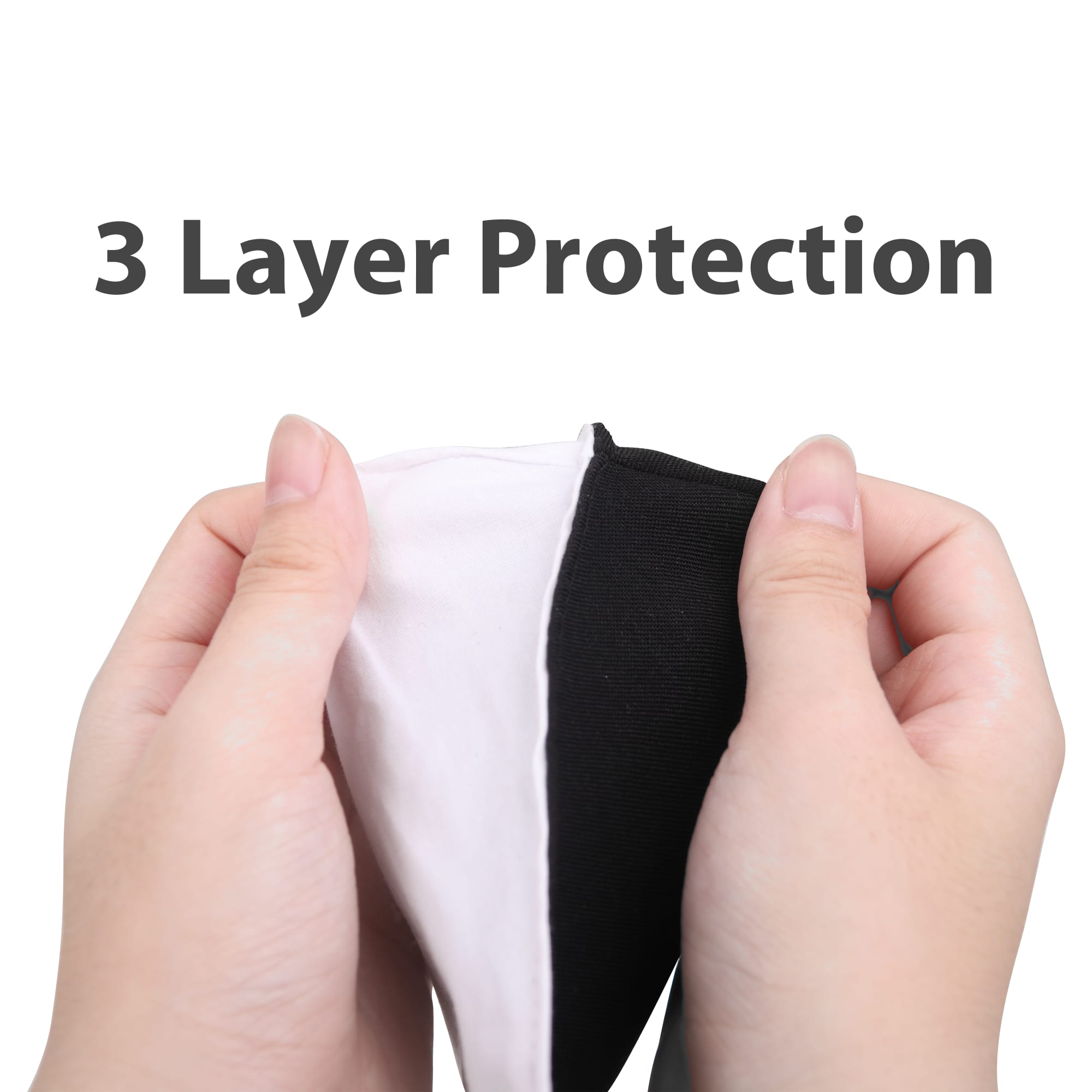 2-Ply Polyester Custom Reusable Face Mask With Filter - PCA050 Image 