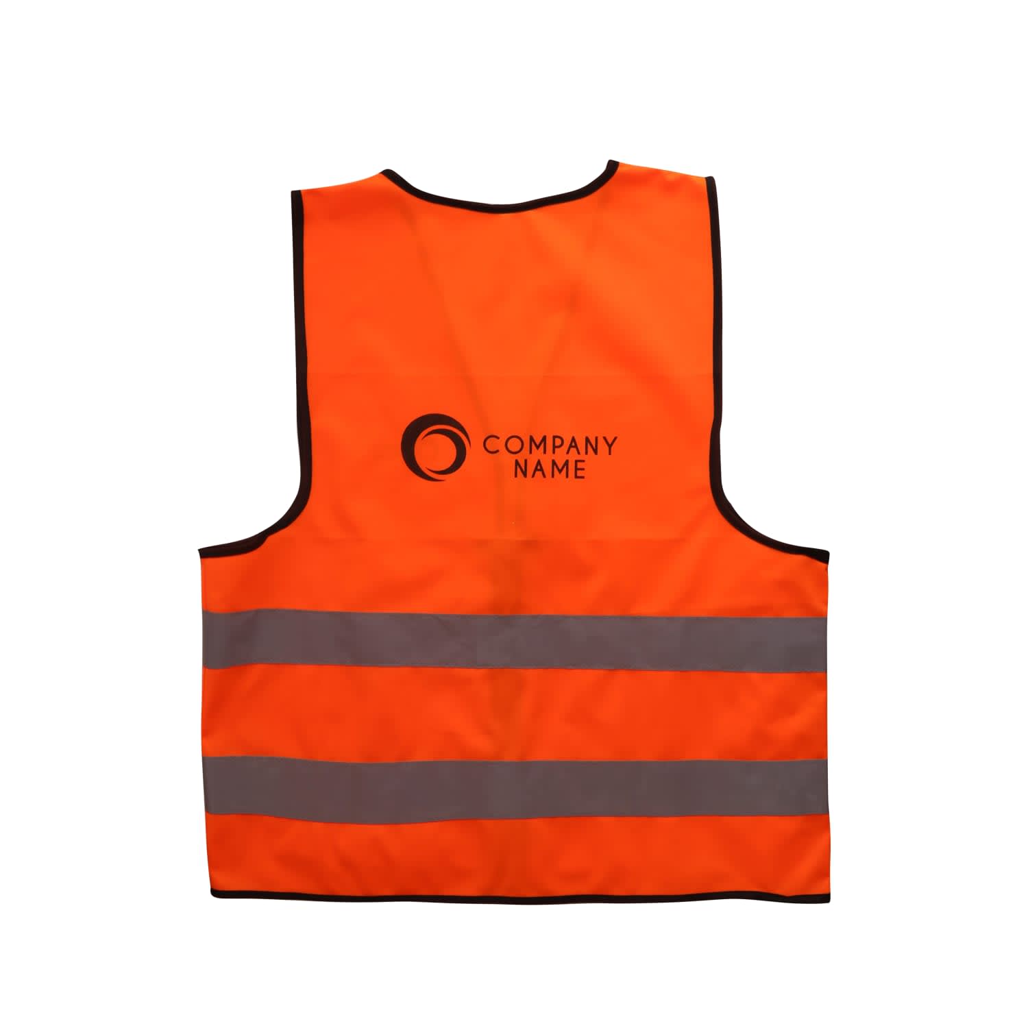 Unisex Adults Classic Hi-Vis Vest with Horizontal Reflective Tape - PCCH042 Image 