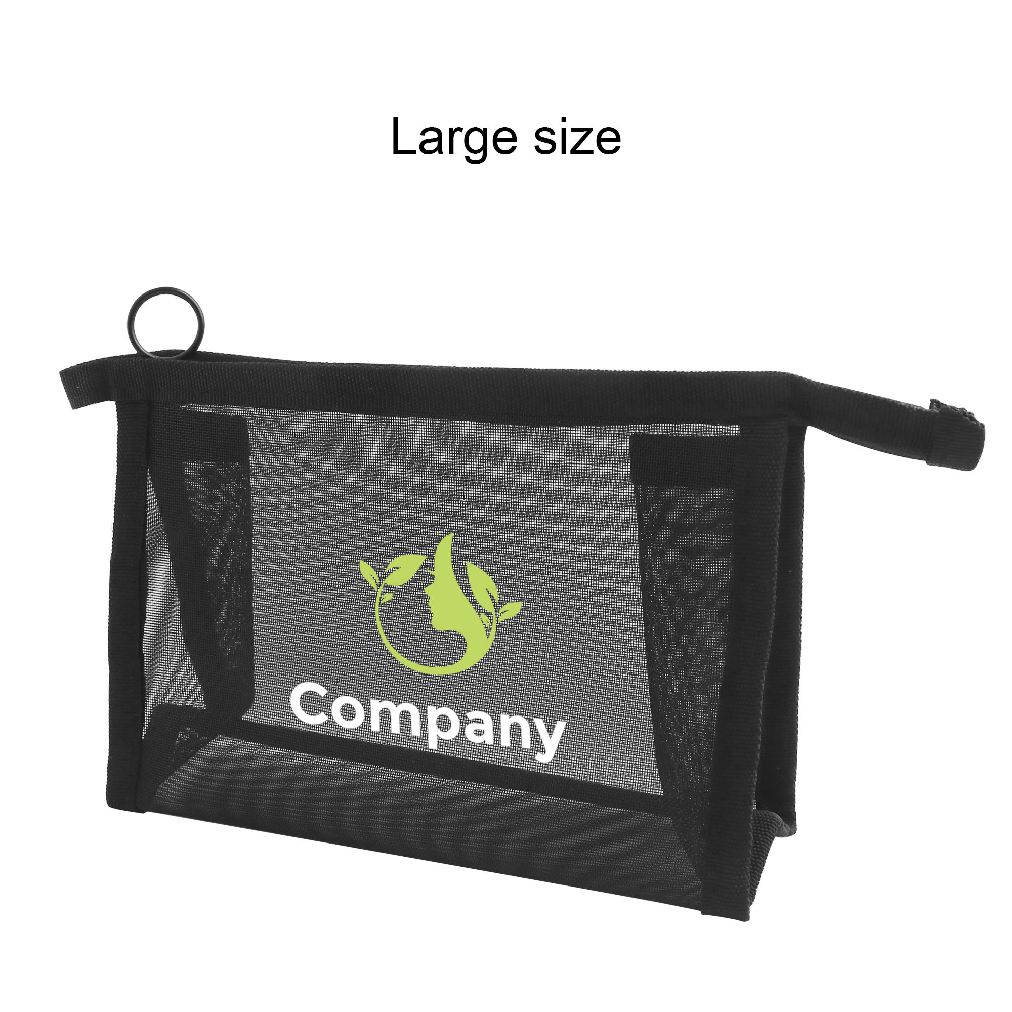 Alternative view of Nylon Mesh Triangular Cosmetic Bag