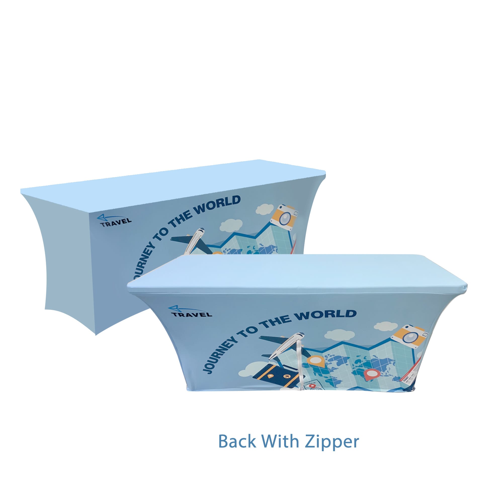 Alternative view of Stretch Table Covers with Zipper * 4ft