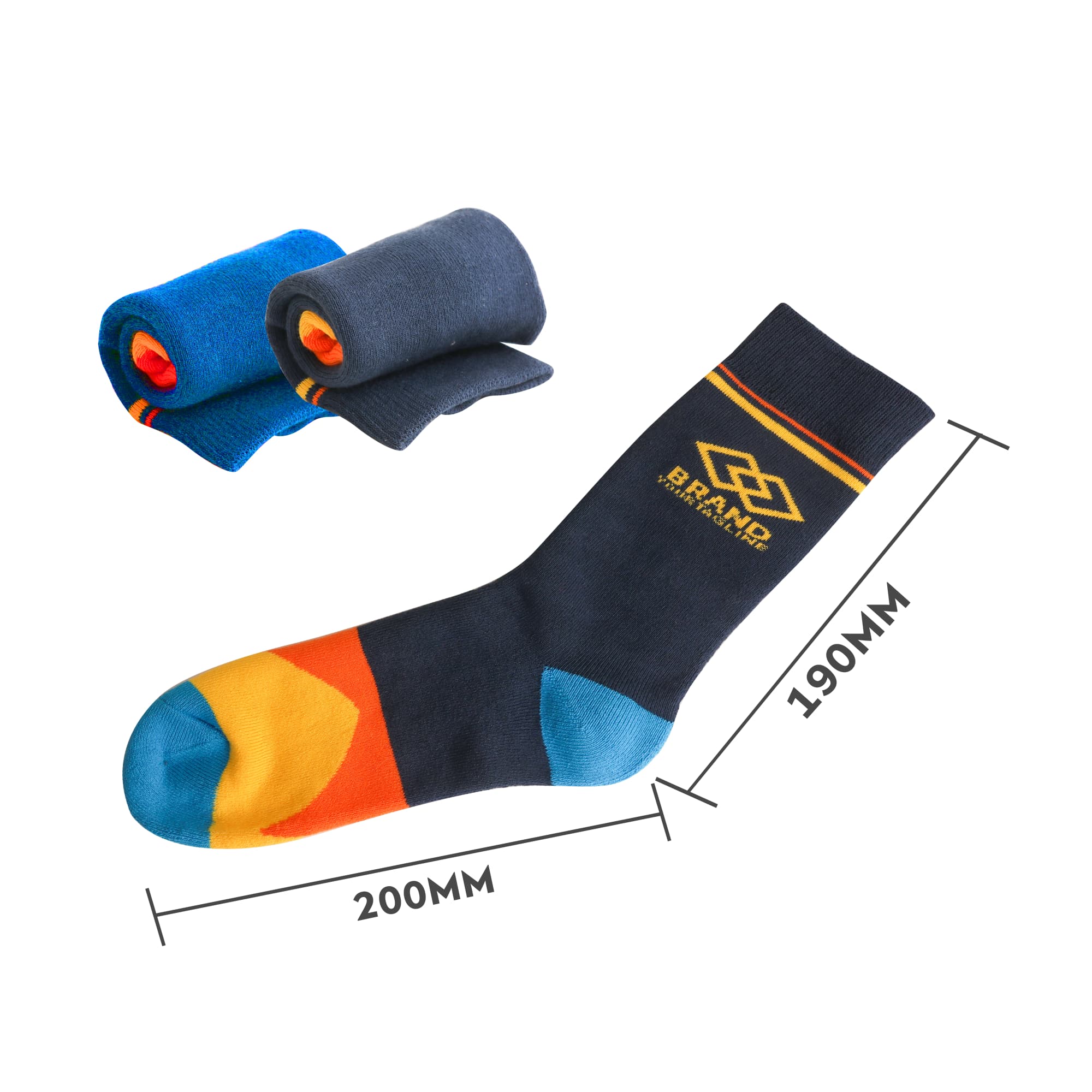 Crew Thermal Custom Pattern Socks - PCH569 Image