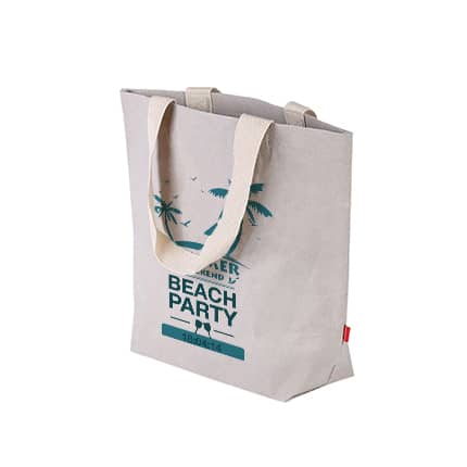 Large Washable Kraft Paper Bag with Cotton Handle(430x345x125mm) - PCPB185 Image 