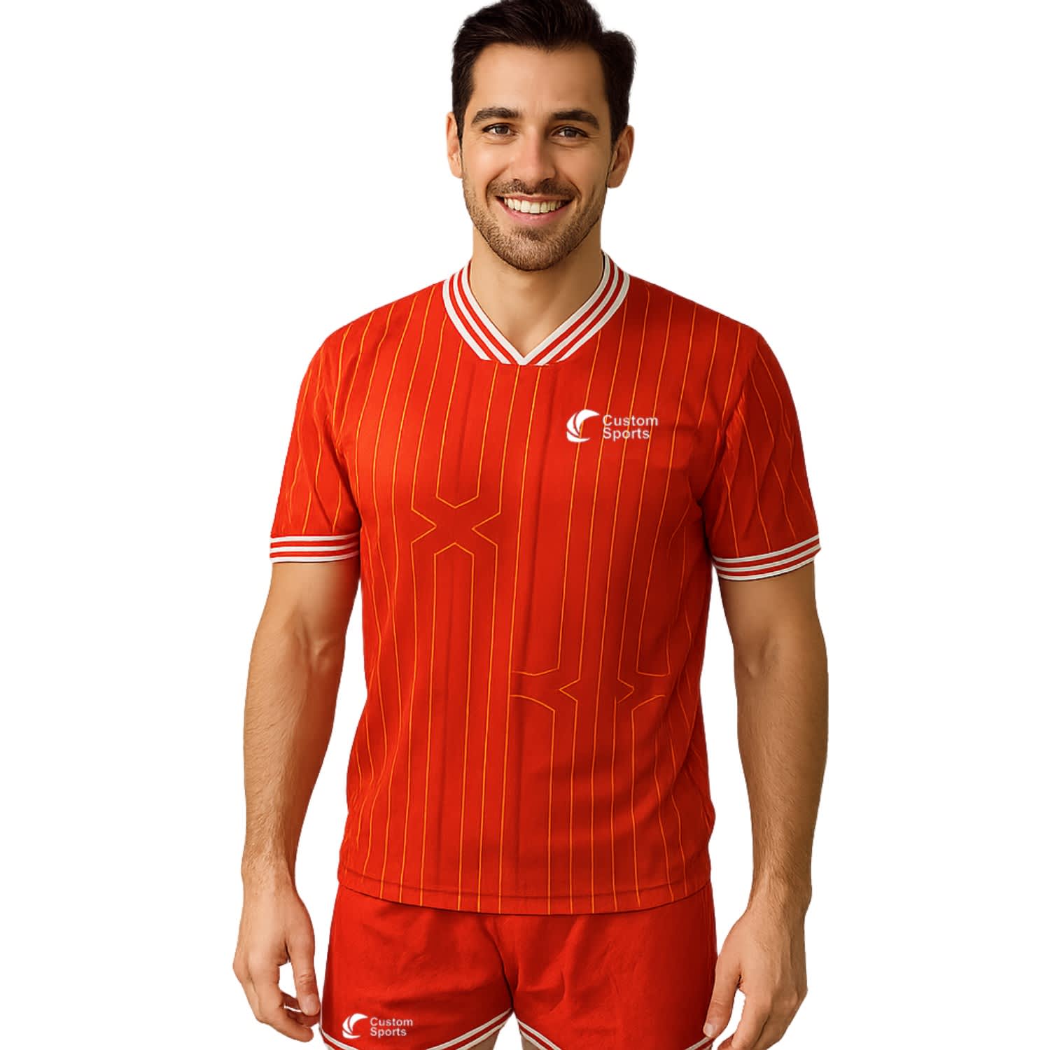 Alternative view of 100% Polyester Sublimated Breathable Sport Shorts