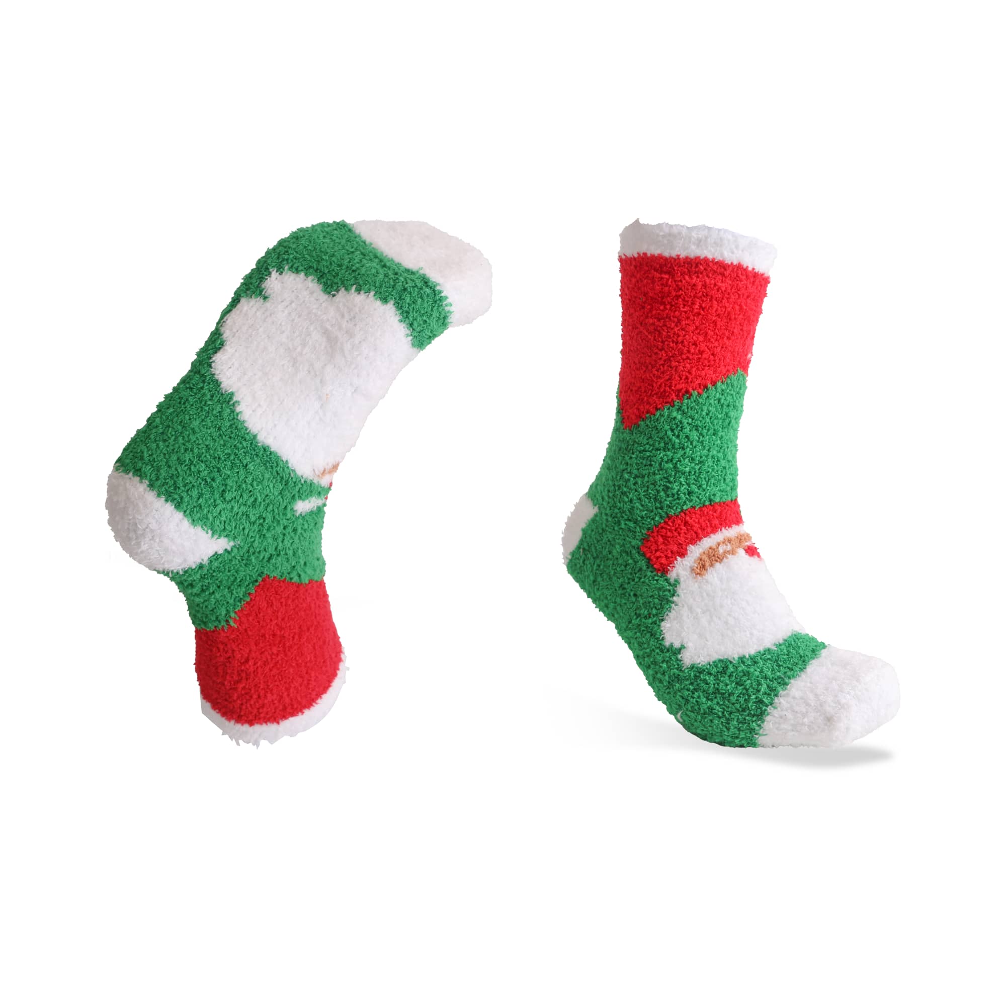 Crew Custom Pattern Coral Fleece Socks - PCH578 Image