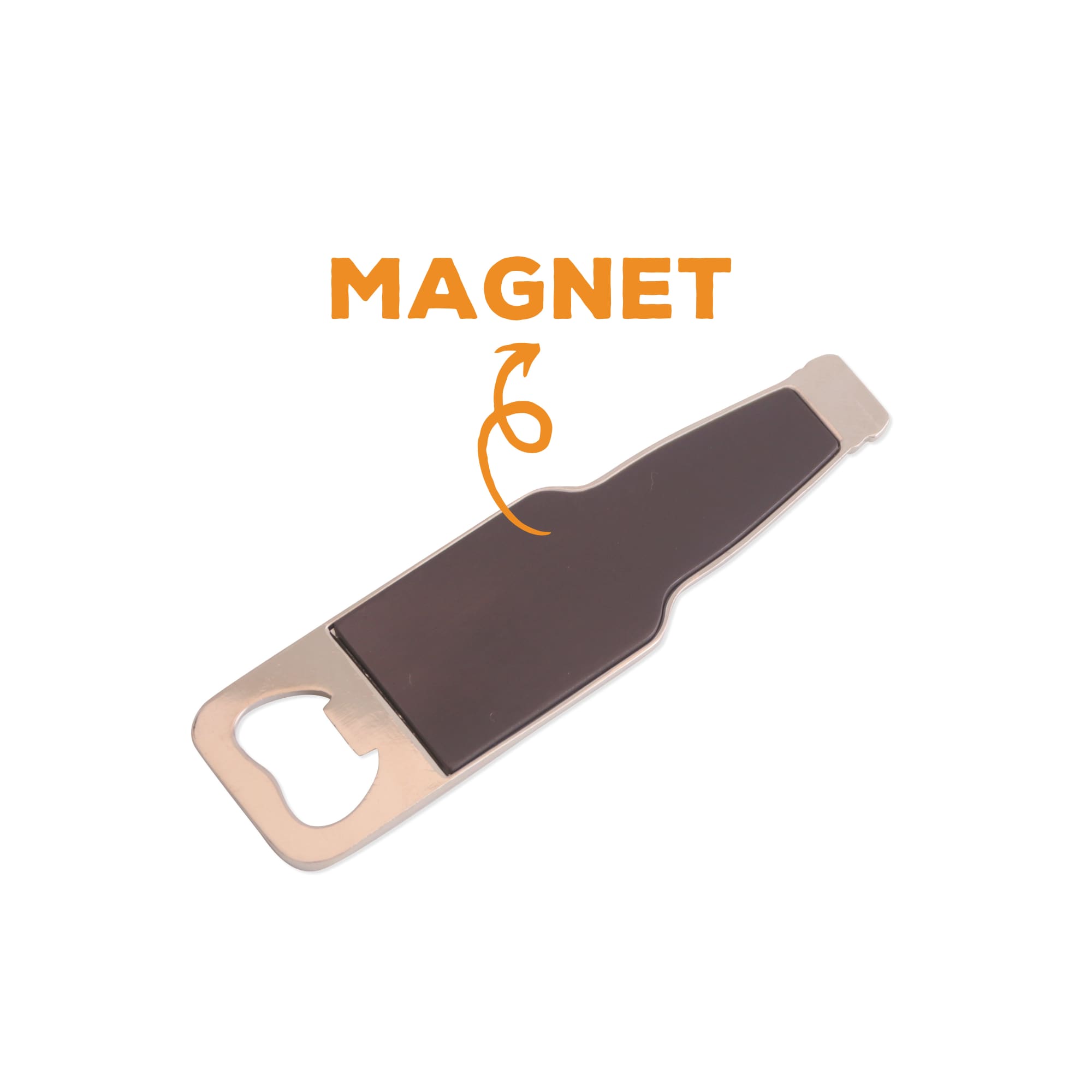 Bottle Shaped Opener Fridge Magnet - PCH659 Image 