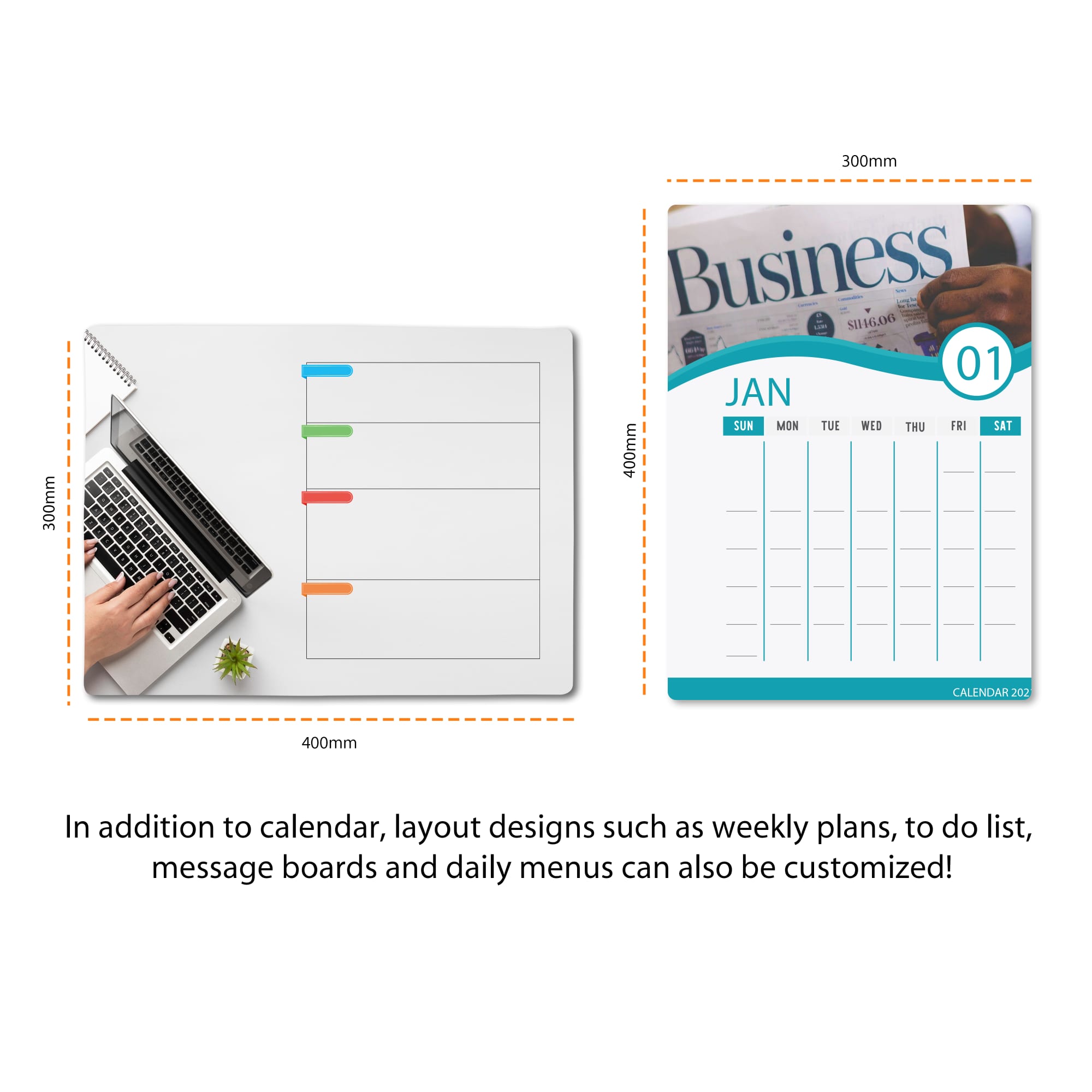Erasable Magnetic Calendar Planner - PCH280 Image 