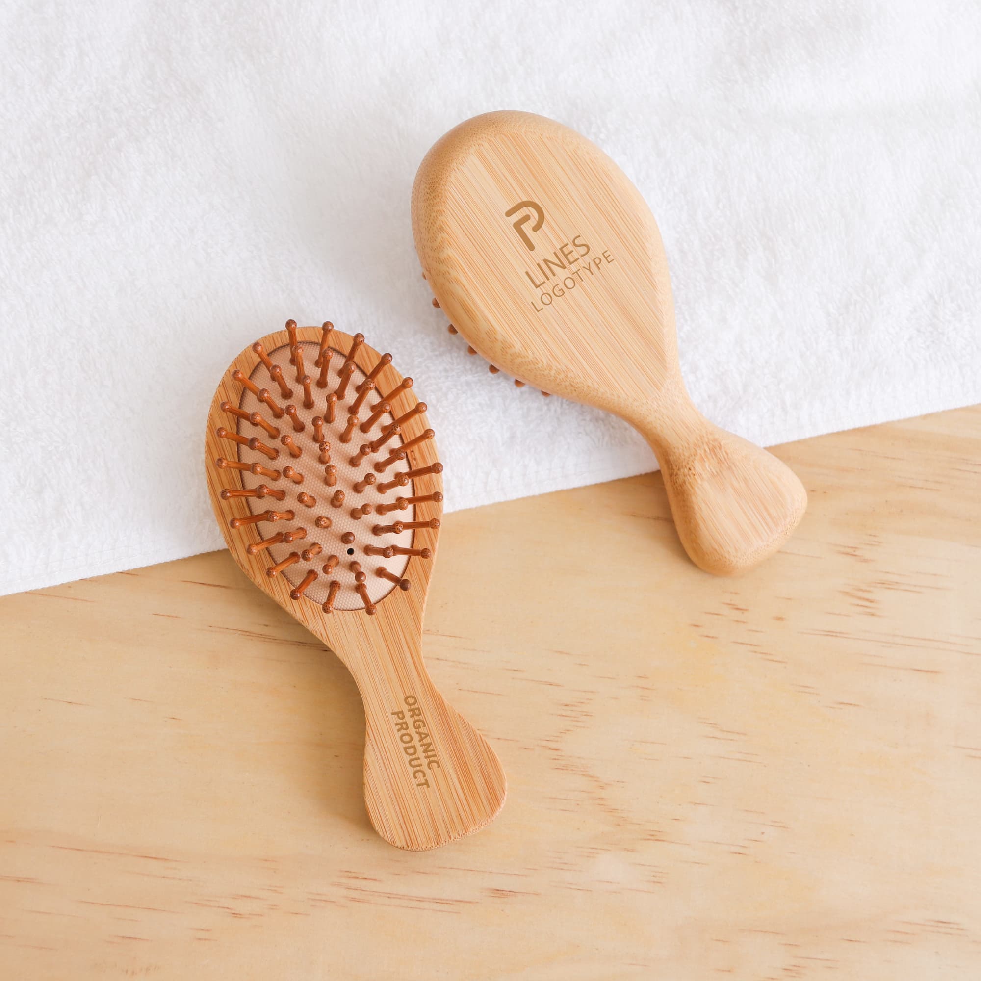 Small Bamboo Airbag Hair Brush - PCH546 Image