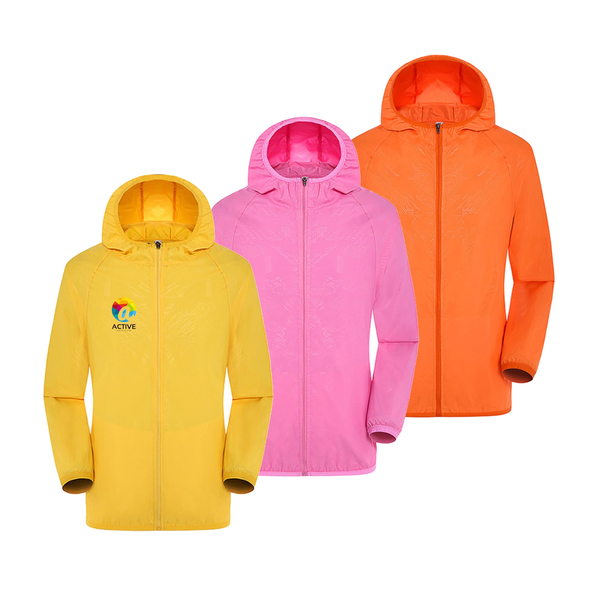 Unisex Adult 100%Polyester Jacket with Sun Protection and Hood - PCC052 Image 