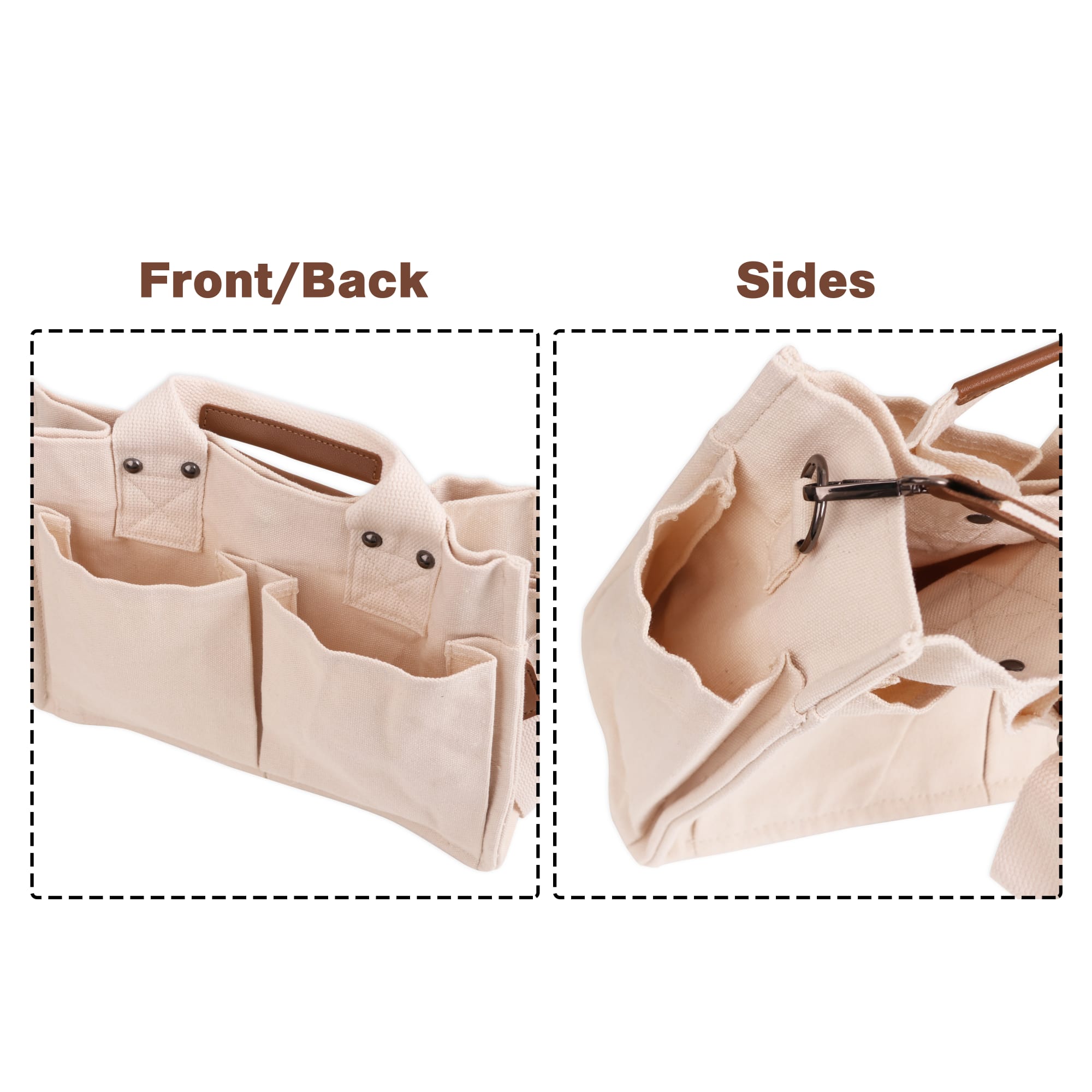 Canvas Tote Bag with Straps - PCBC125 Image 