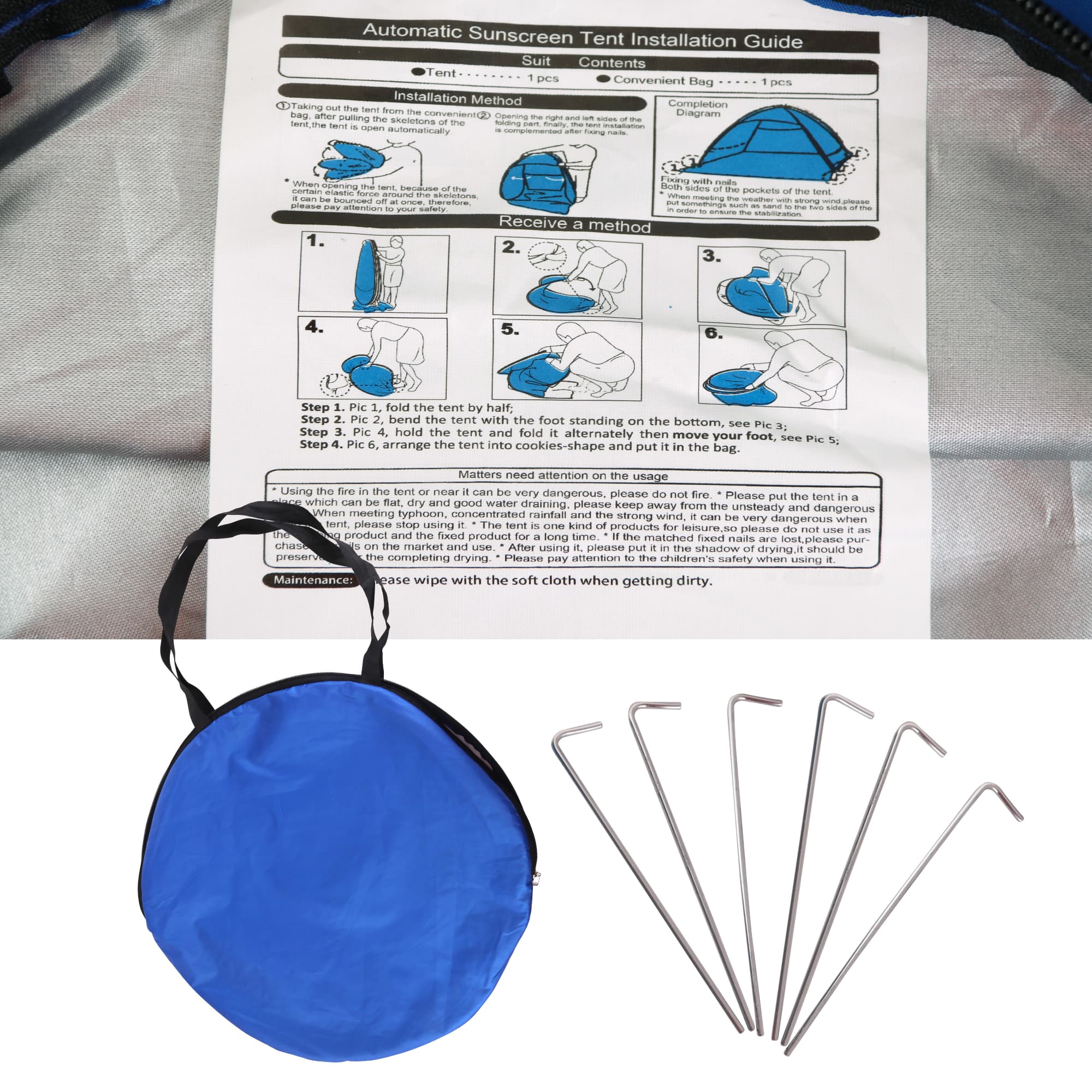 Pop Up Beach Tent - PCH314 Image
