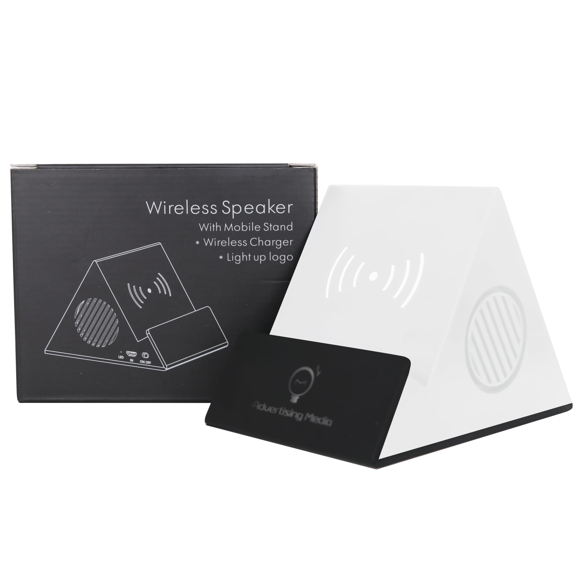 Speaker with wireless charger & phone stand - PCT139 Image 