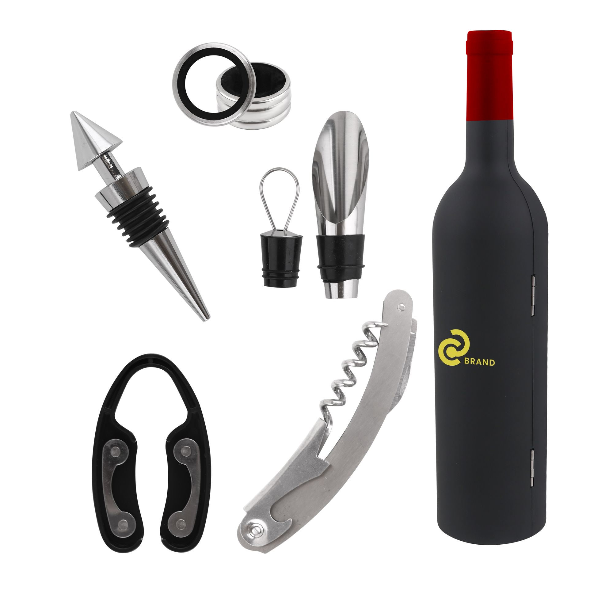 Bottle Shaped Wine Tools Set