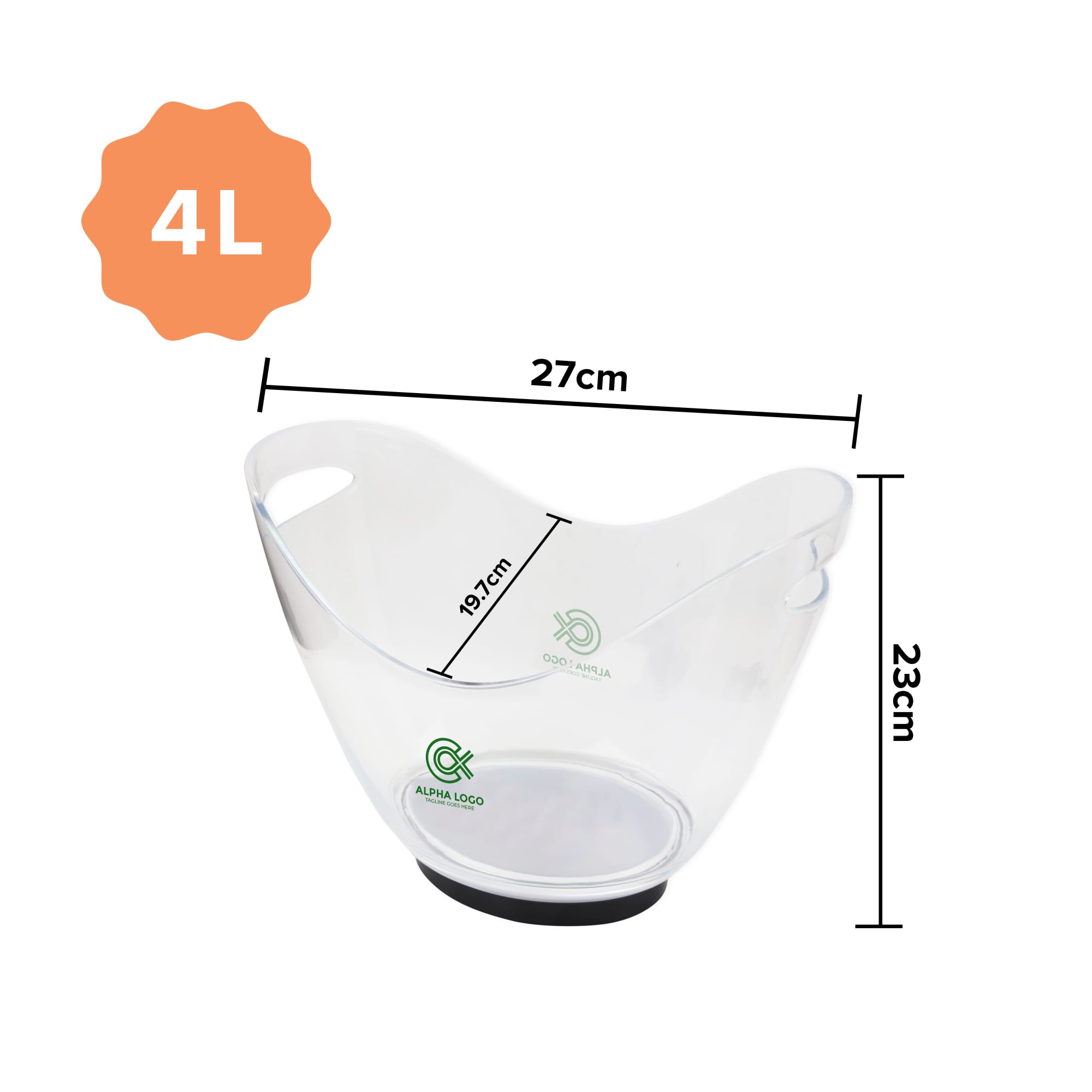 4L LED Ice Bucket - PCH430 Image 
