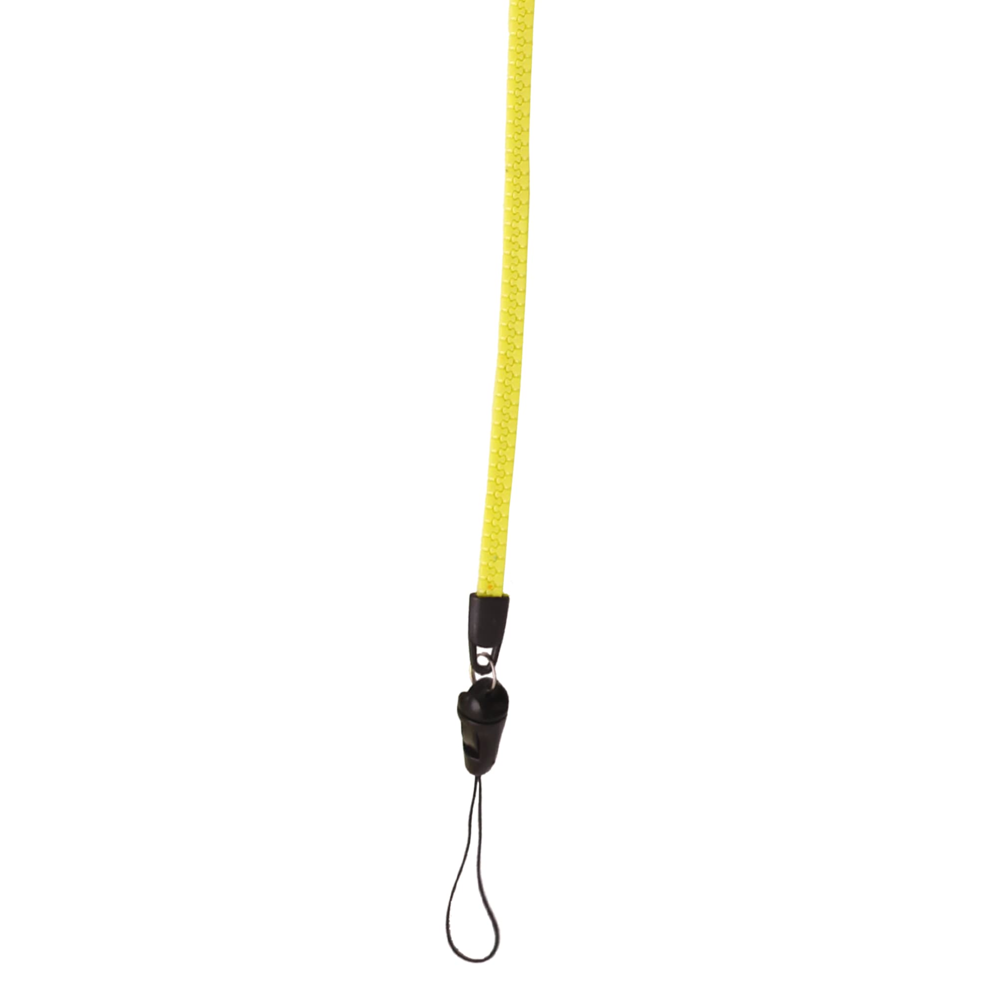 Alternative view of Zipper Lanyard with PVC Tag