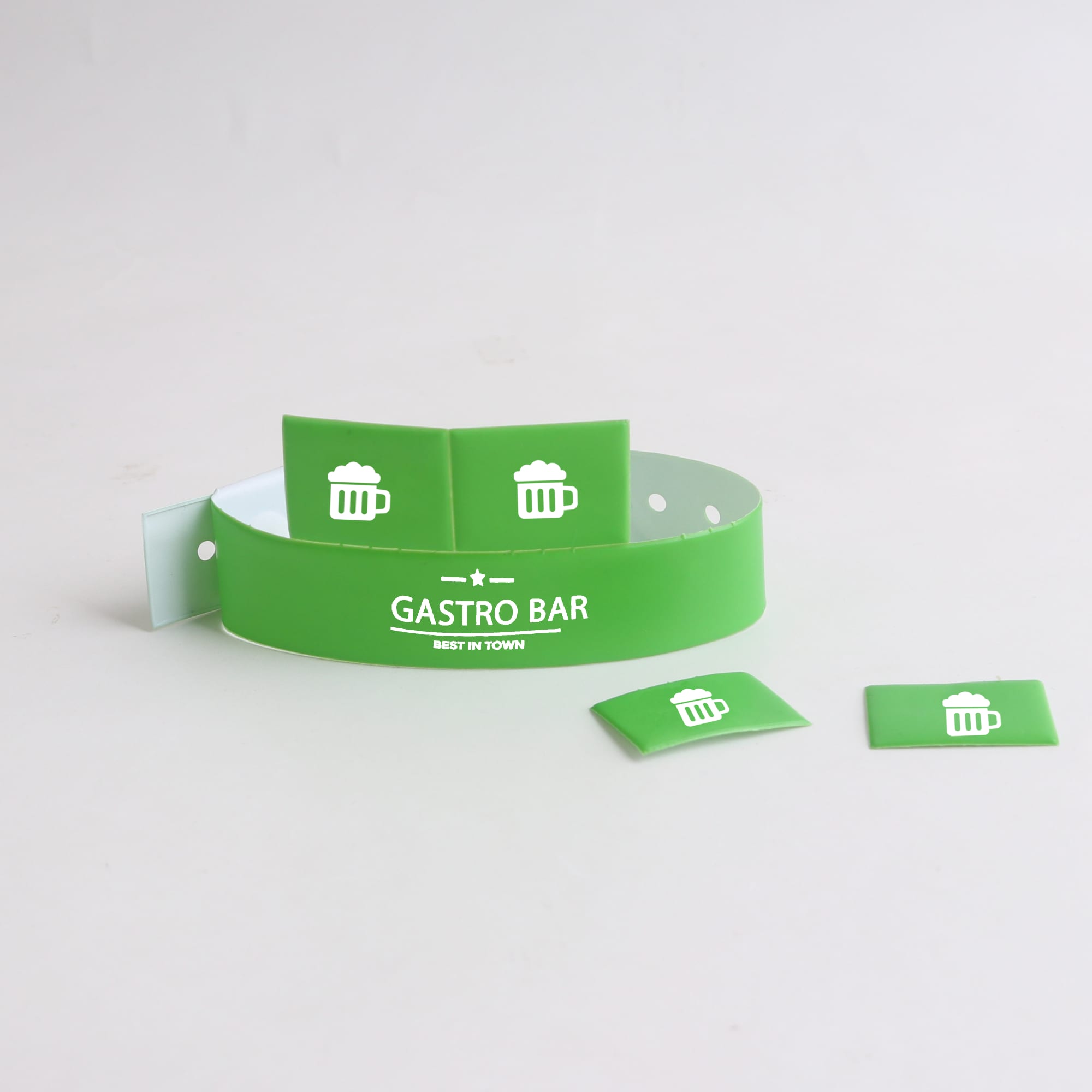Tabbed Disposable PVC Wristband - PCW066 Image 