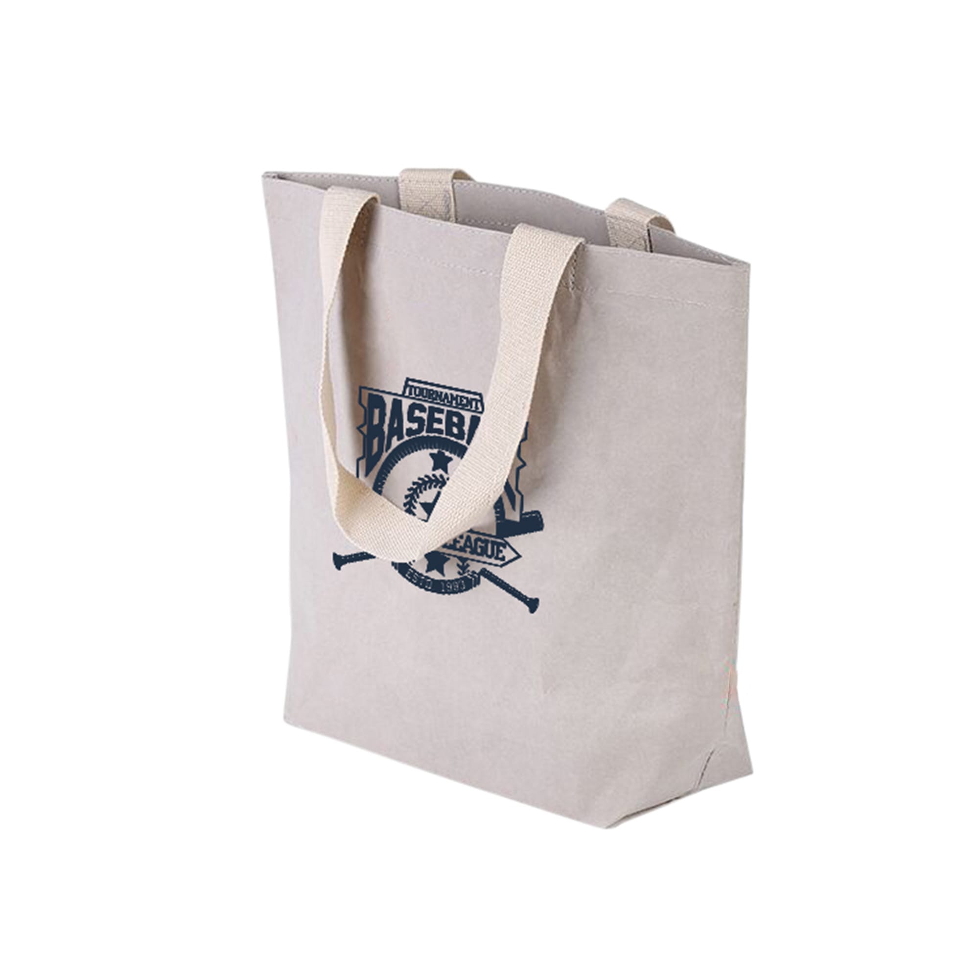 Large Washable Kraft Paper Bag with Cotton Handle(430x345x125mm) - Image 3