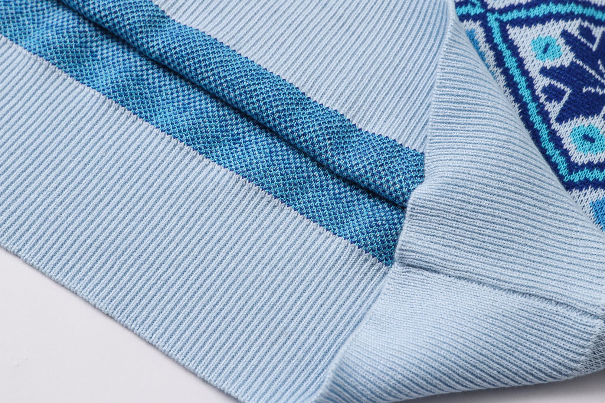 Unisex Acrylic Cotton Jacquard Sweater - PCC424 Image