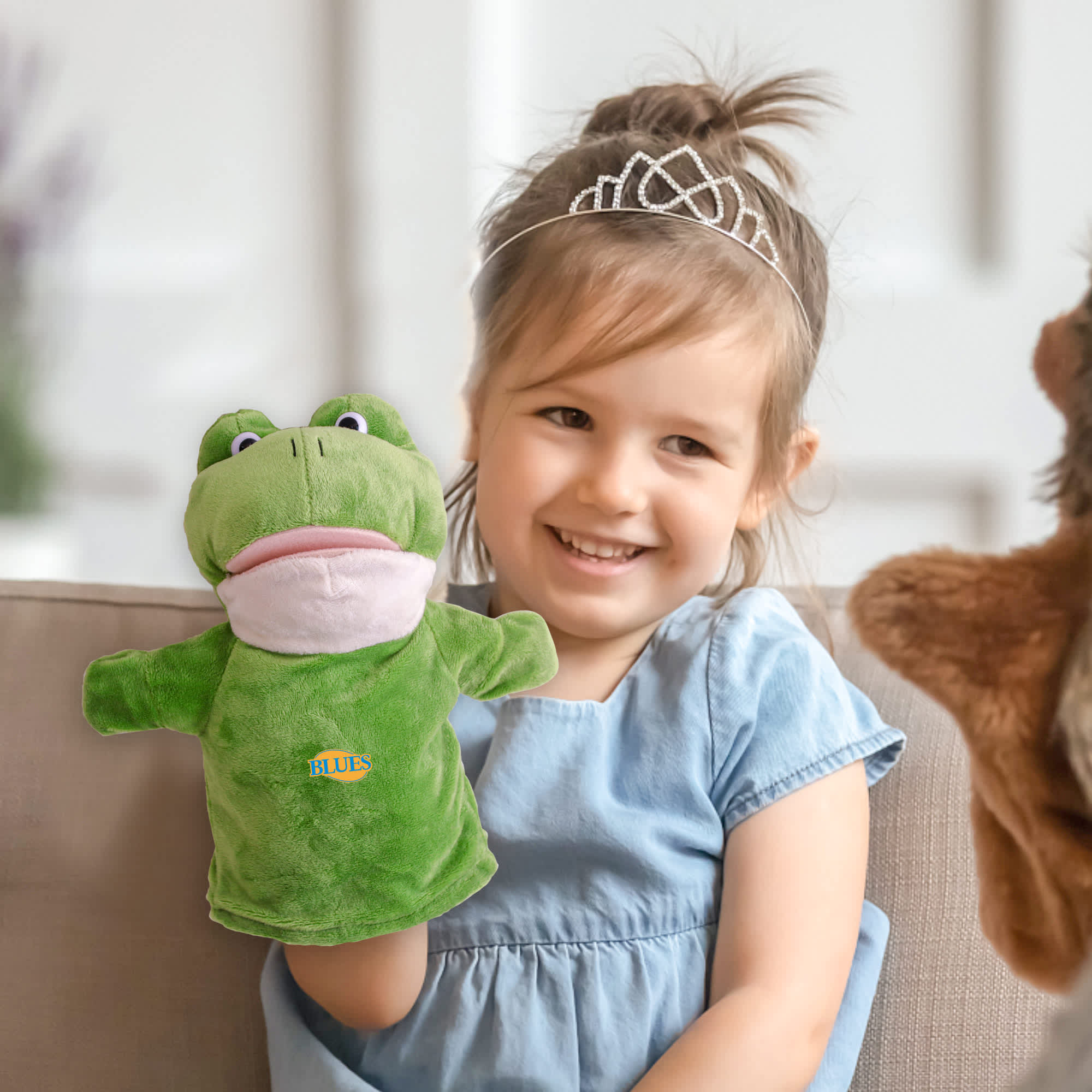 Frog Hand Puppet - PCPT135 Image 