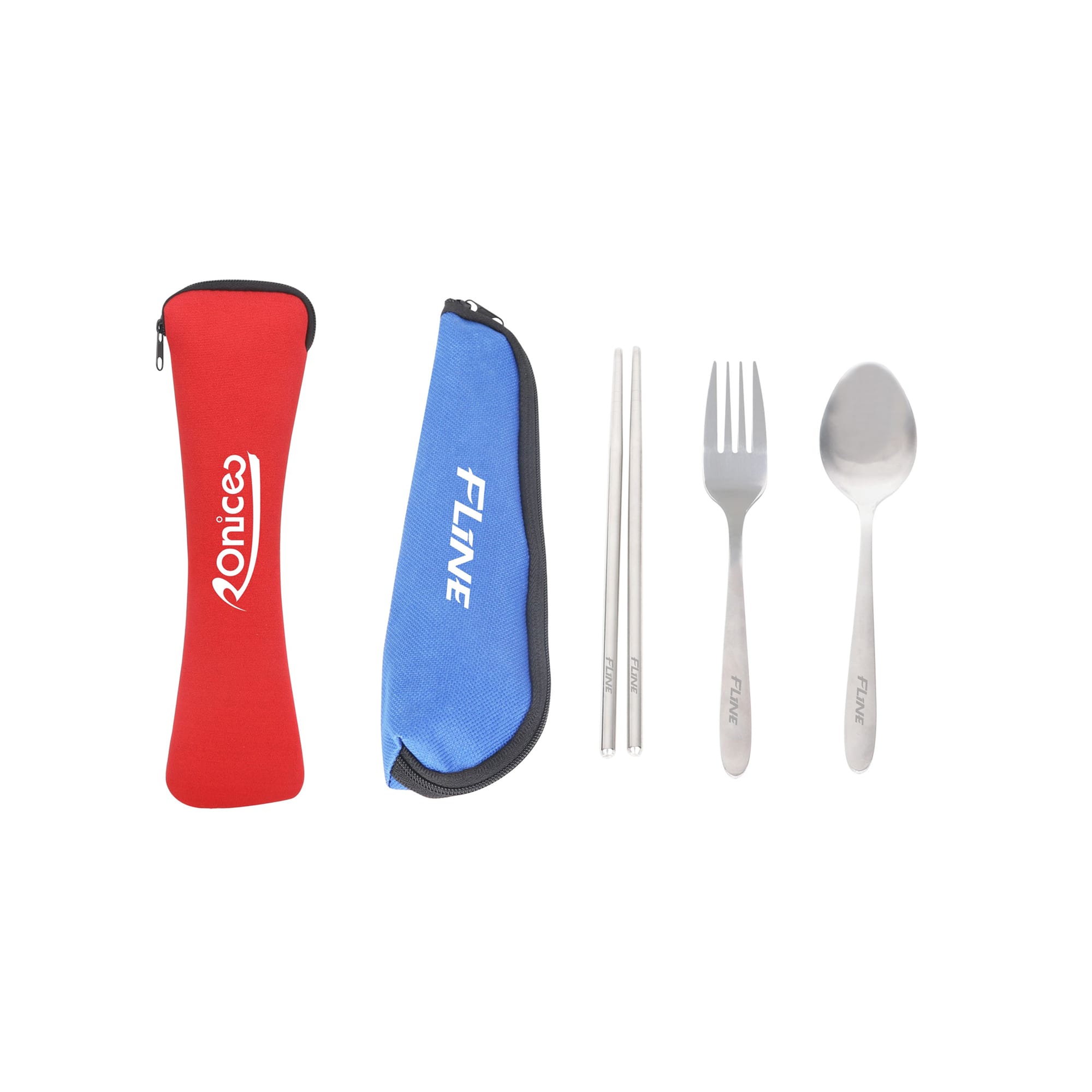 3 piece Stainless Steel Travel Utensils Set